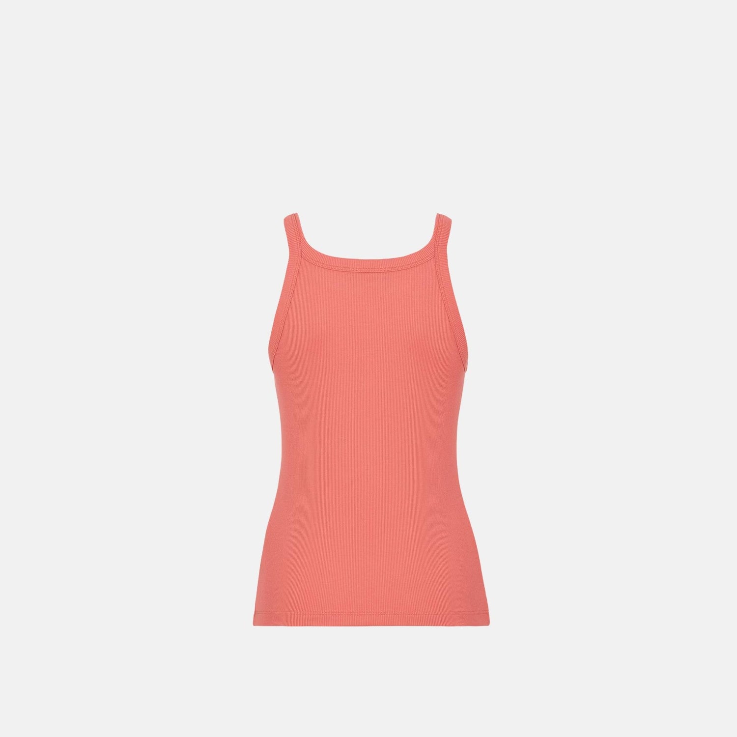 Fendi Top In Sleeveless Cotton, Pink, Back