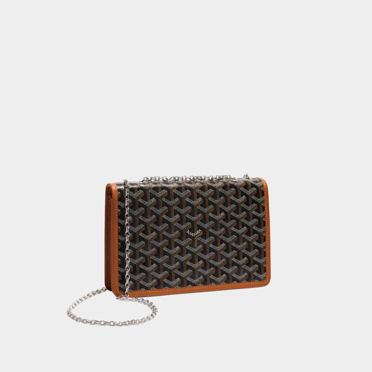 Goyard Alexandre iii Bag, Black and Tan, Front View