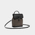 Goyard Alpin Mini Backpack, Black, Front View