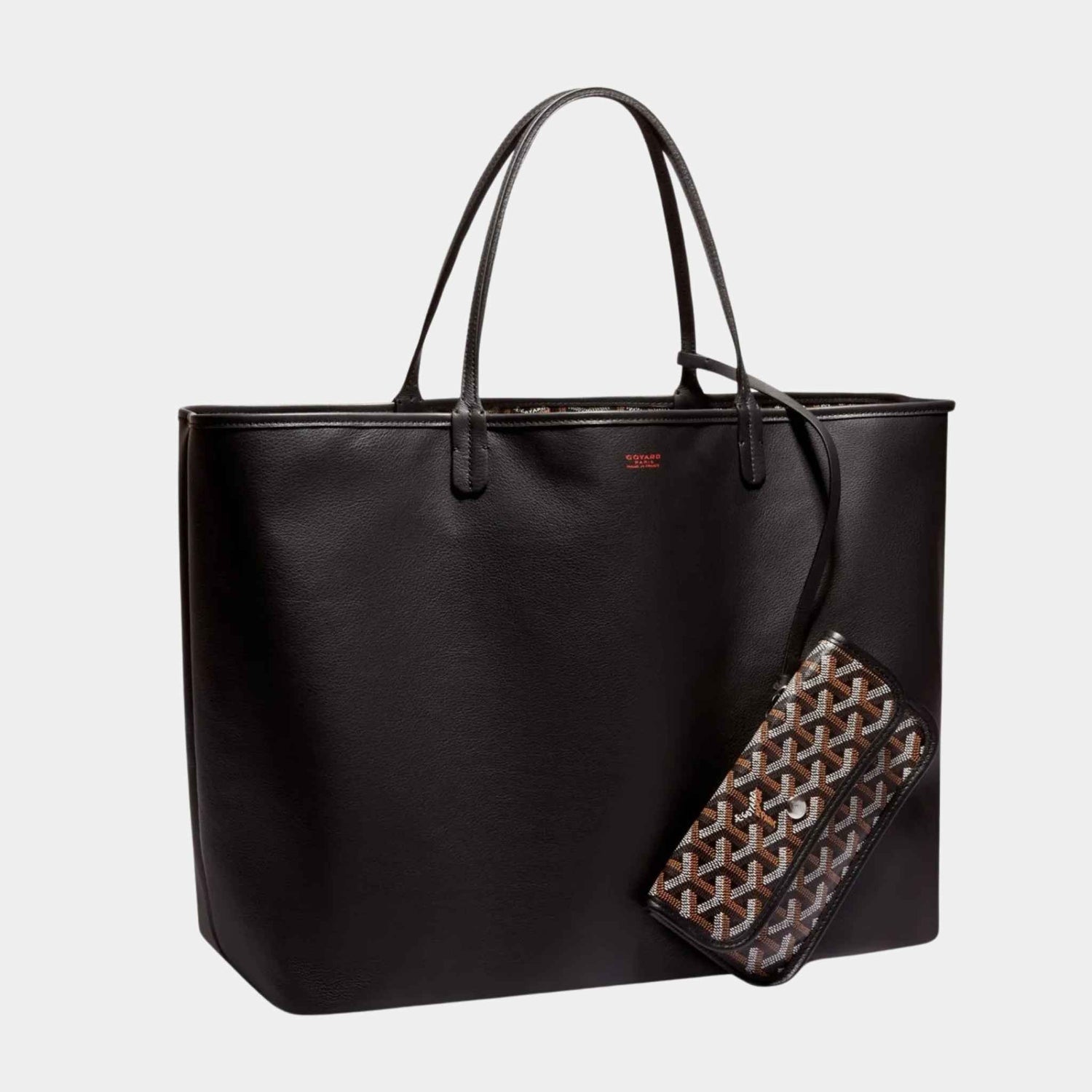 Goyard Anjou GM Bag, Black, Front View