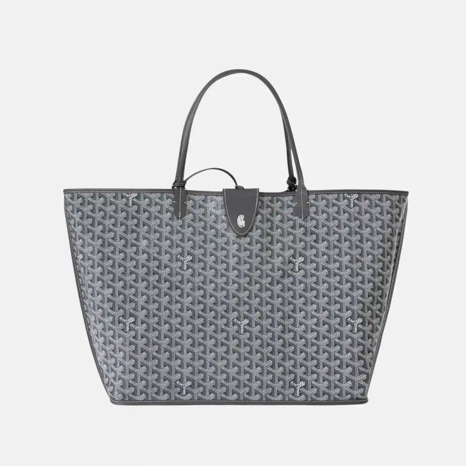 Goyard Anjou GM Bag, Grey, Front