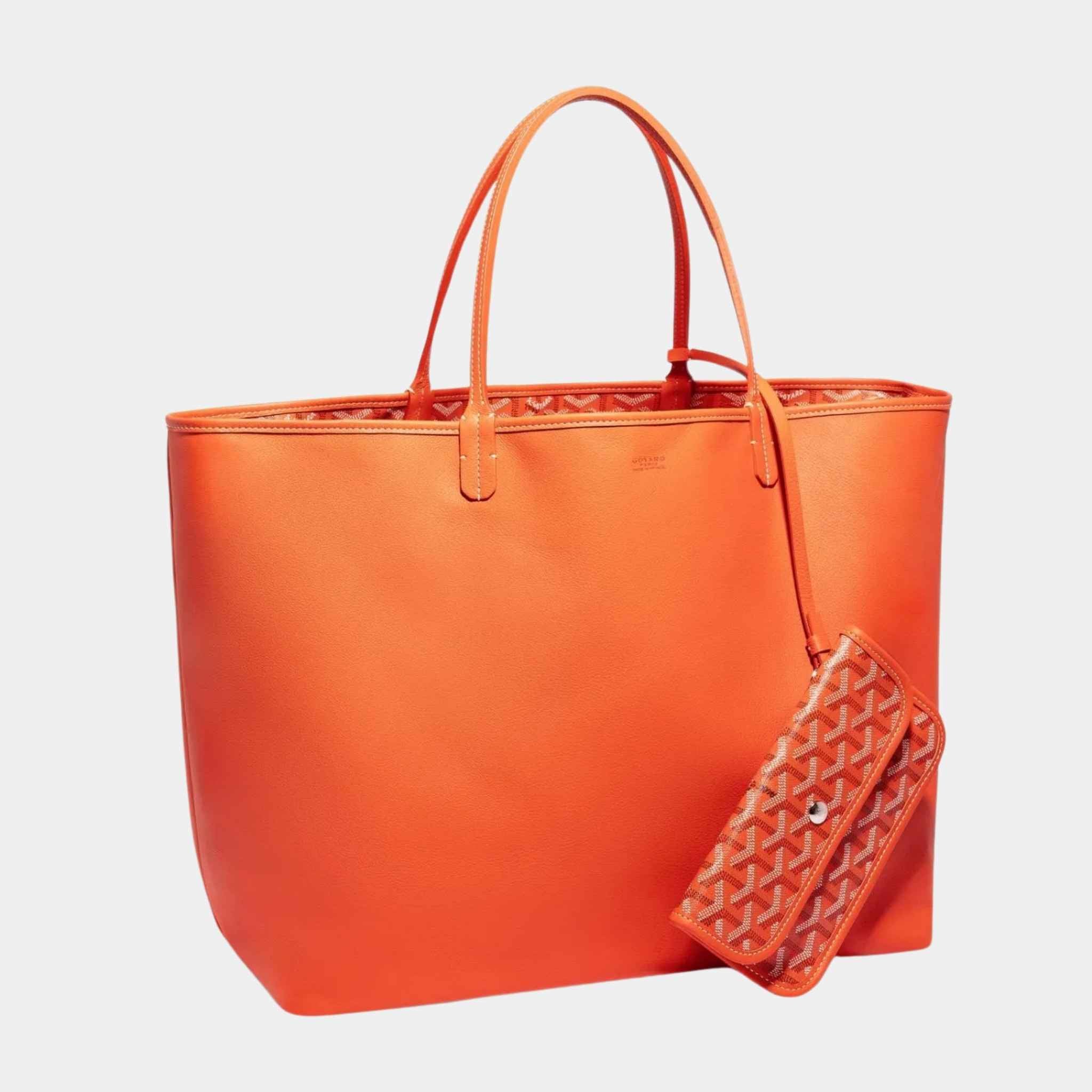 Goyard Anjou GM Bag, Orange, Front View