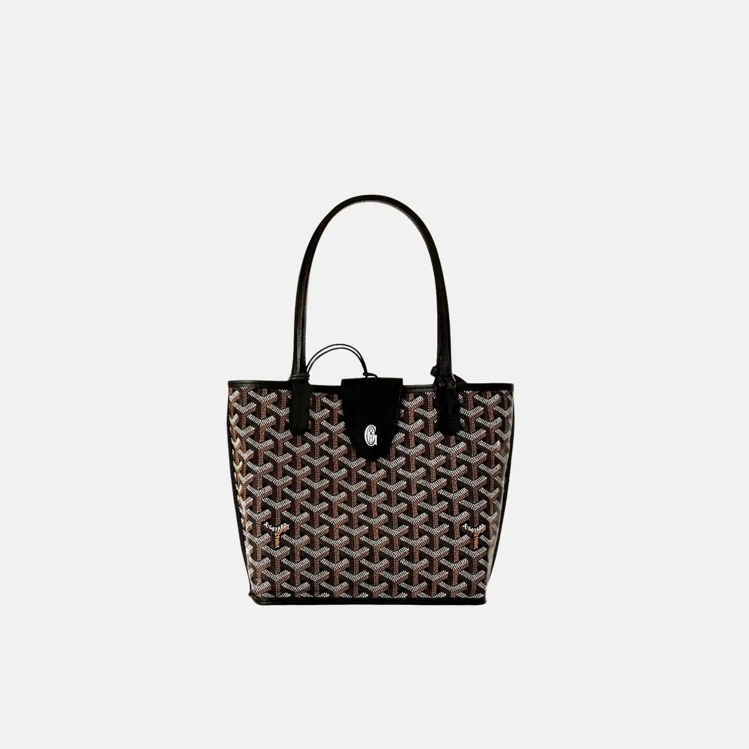 Goyard Anjou Mini Bag, Black, Front