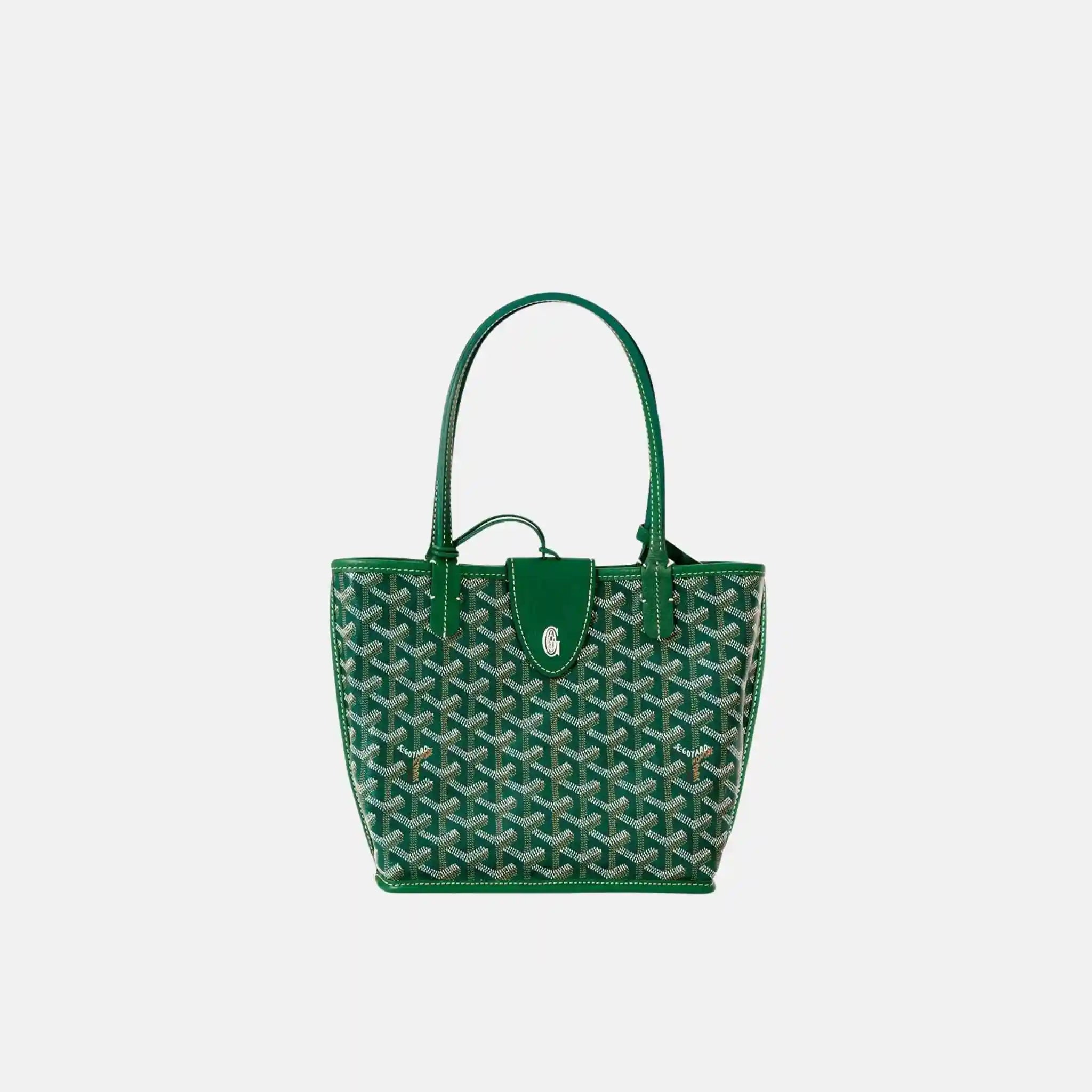 Goyard Anjou Mini Bag, Green, Front