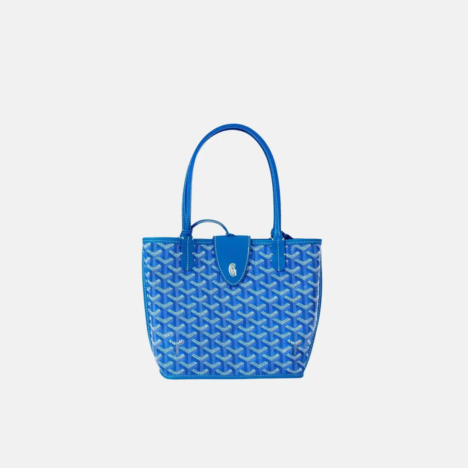 Goyard Anjou Mini Bag, Sky Blue, Front