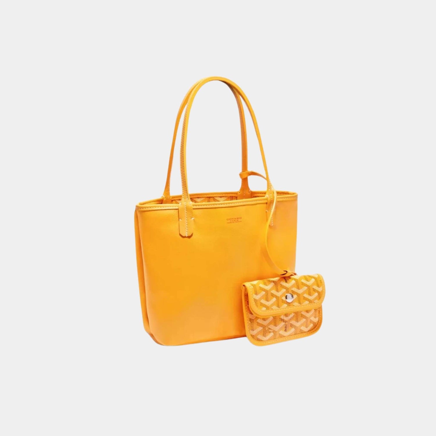 Goyard Anjou Mini Bag, Yellow, Front View