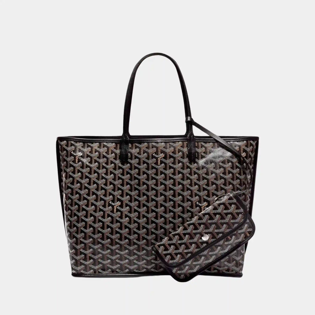 Goyard Anjou PM Bag, Black, Inside