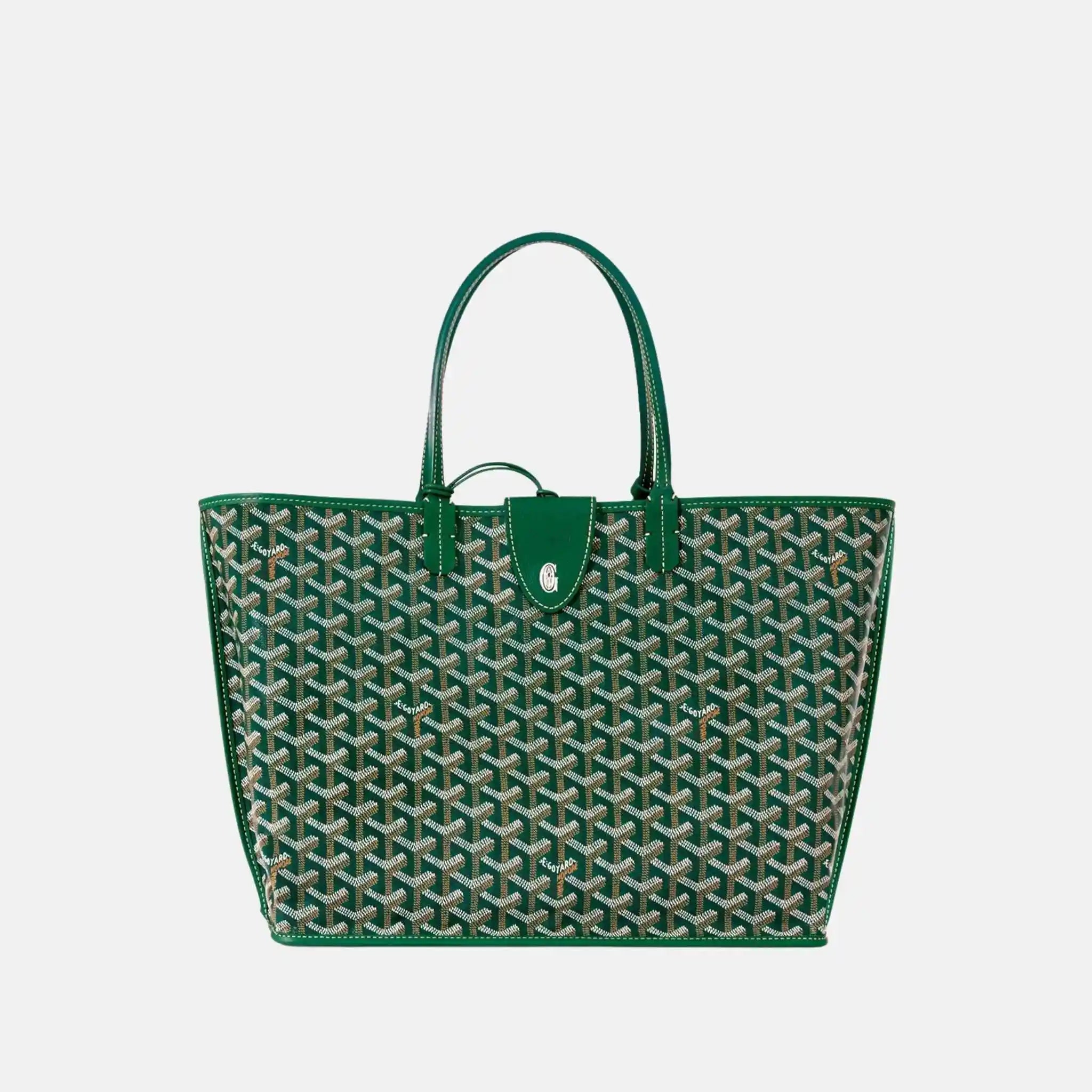 Goyard Anjou PM Bag, Green, Front