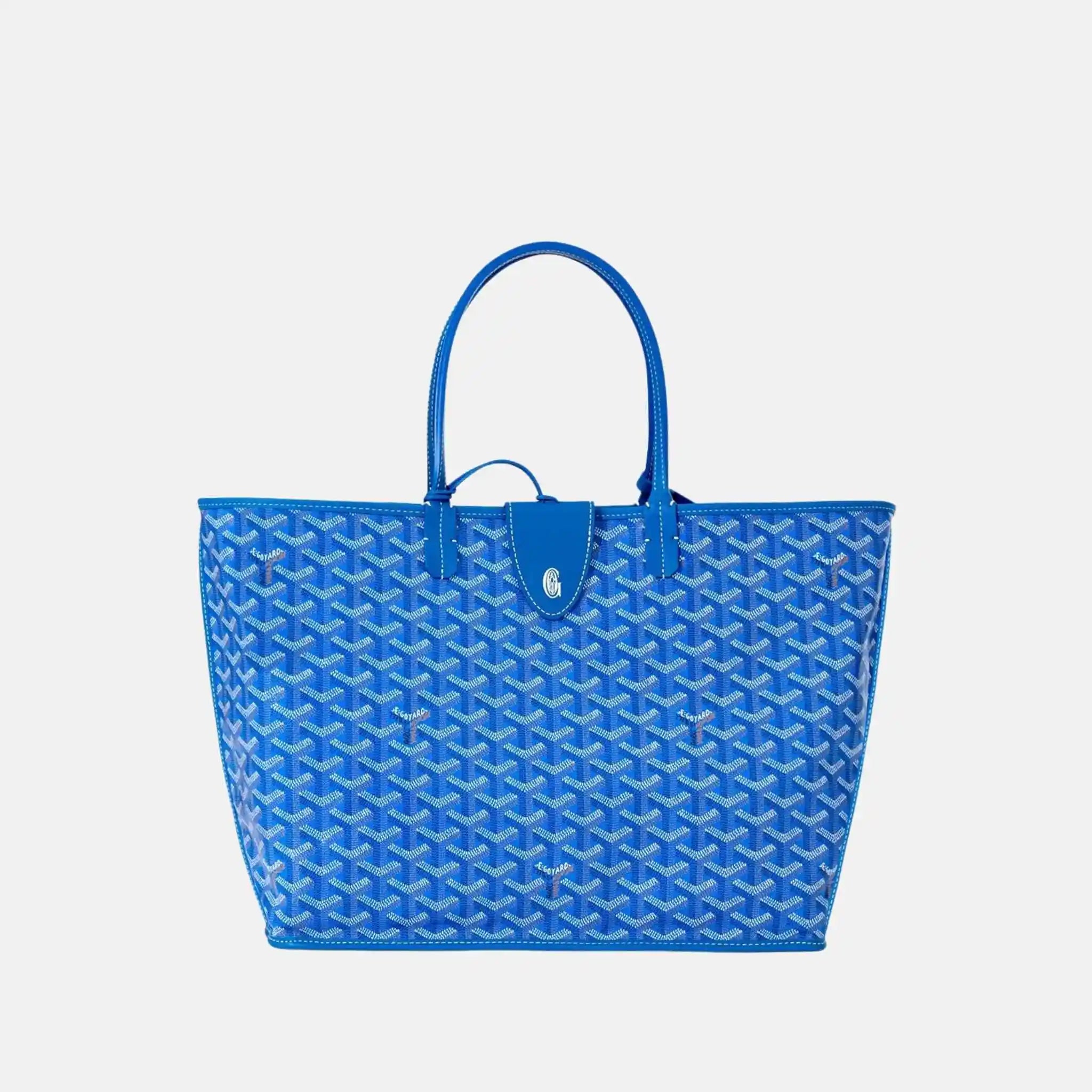 Goyard Anjou PM Bag, Sky Blue, Front