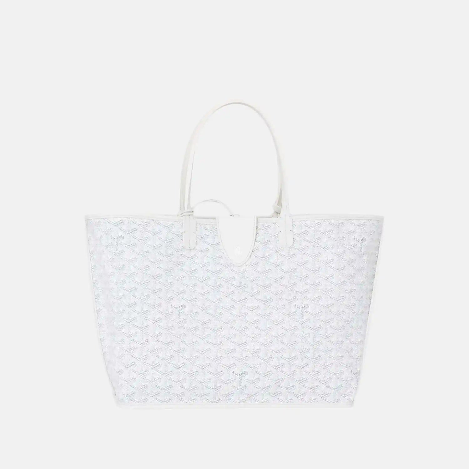Goyard Anjou PM Bag, White, Front
