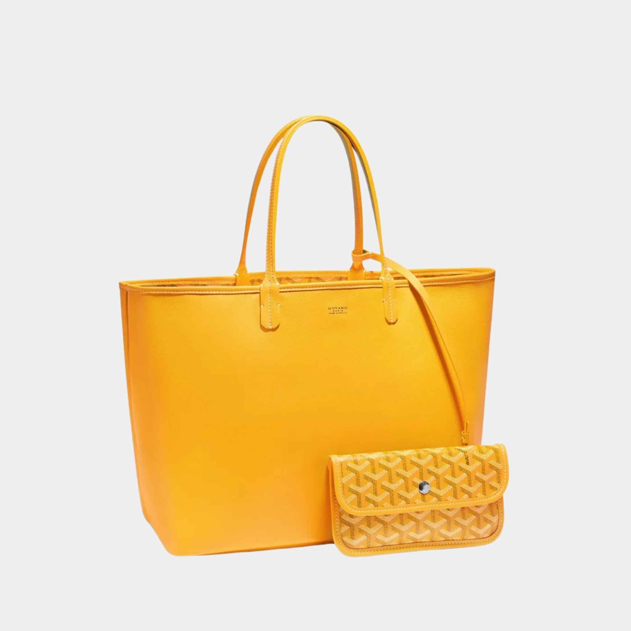 Goyard Anjou PM Bag, Yellow, Front View