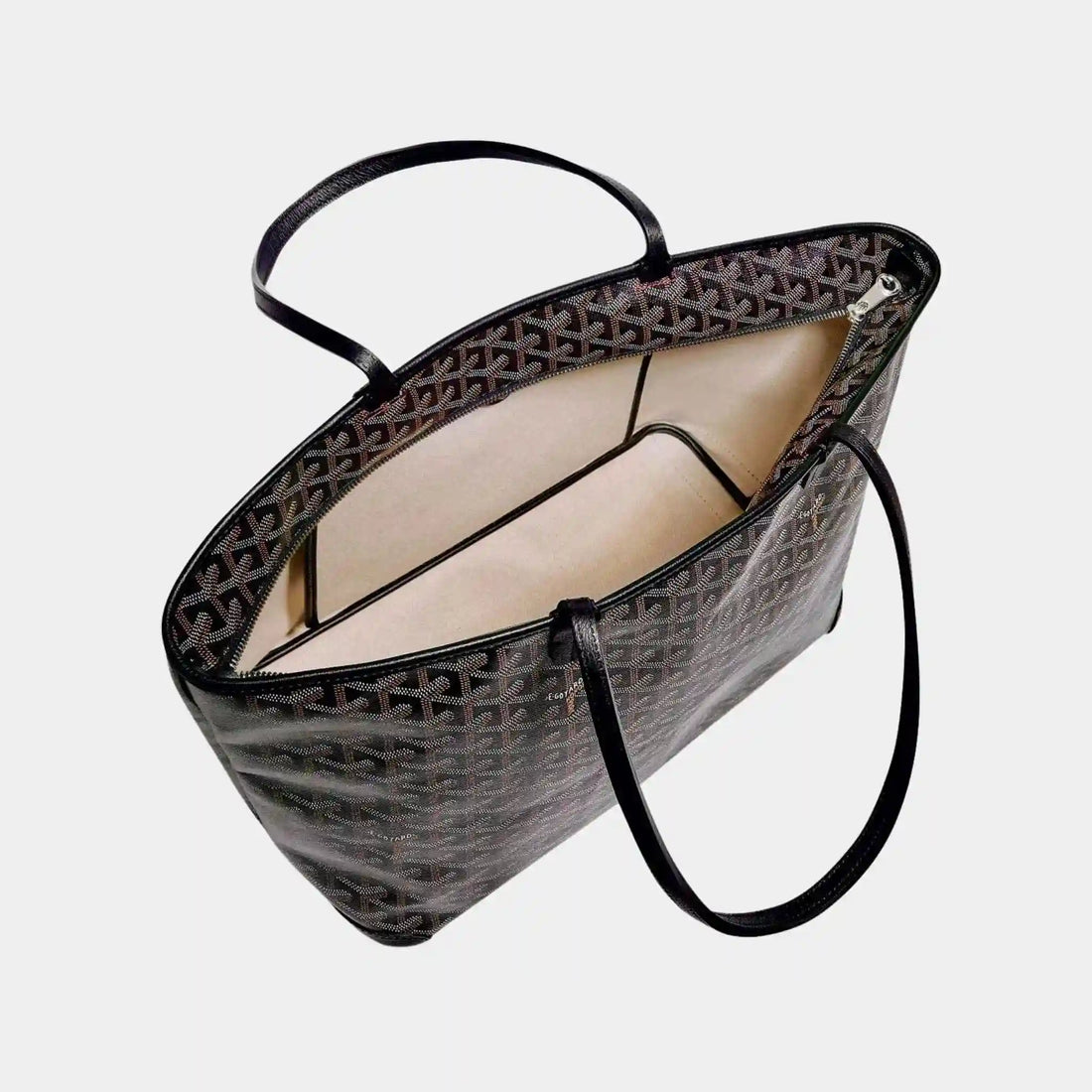 Goyard Artois MM Bag, Black, Inside View