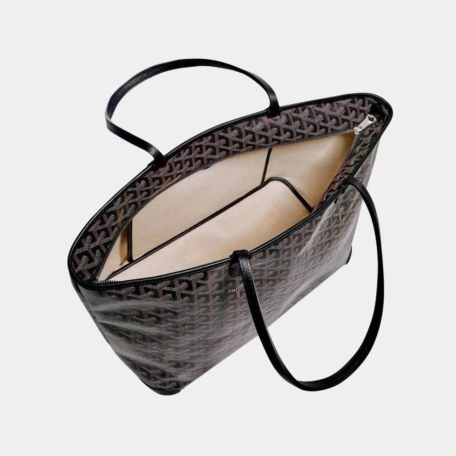 Goyard Artois MM Bag, Black, Inside View