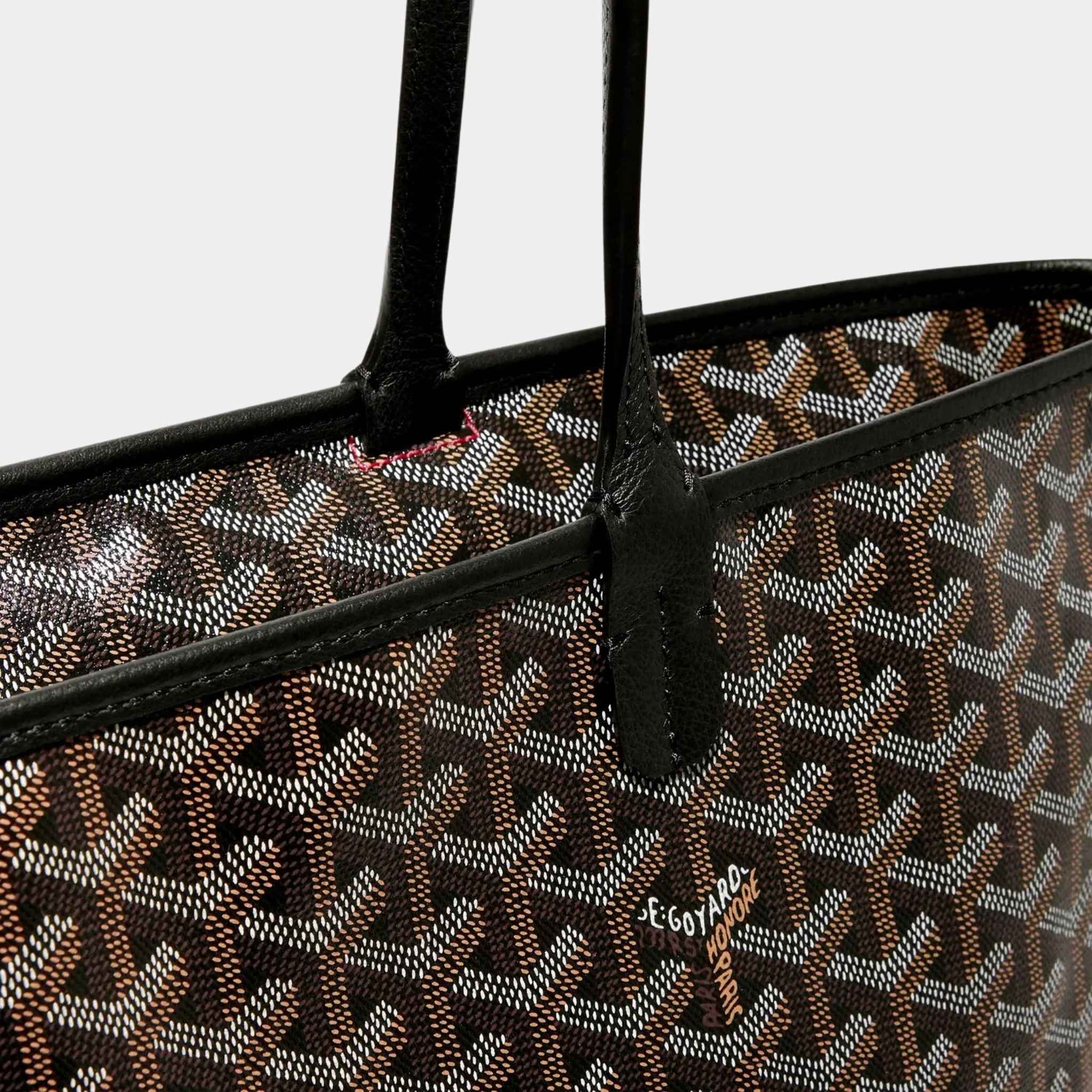 Goyard Artois MM Bag, Black, Side View