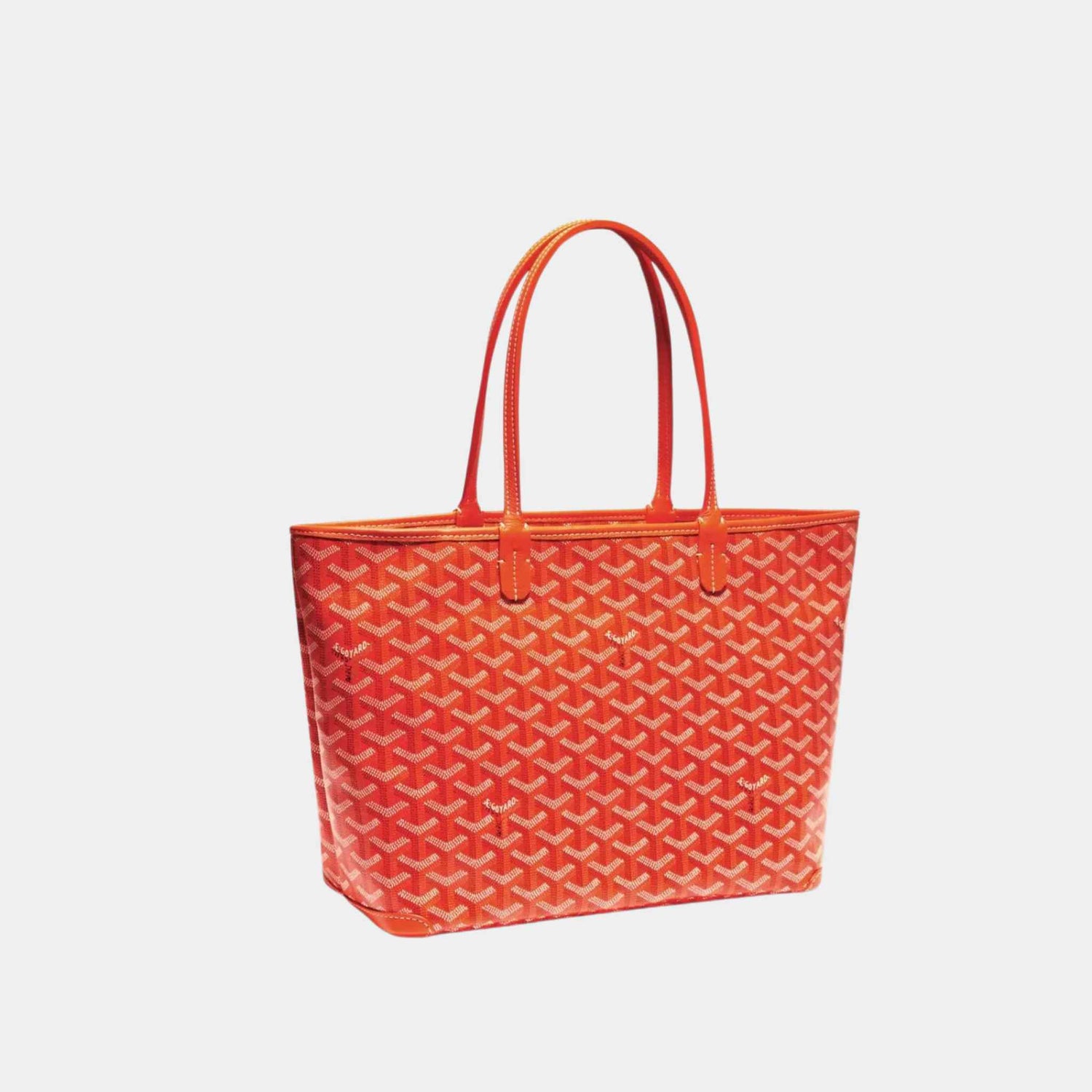 Goyard Artois PM Bag in Orange, Side Front