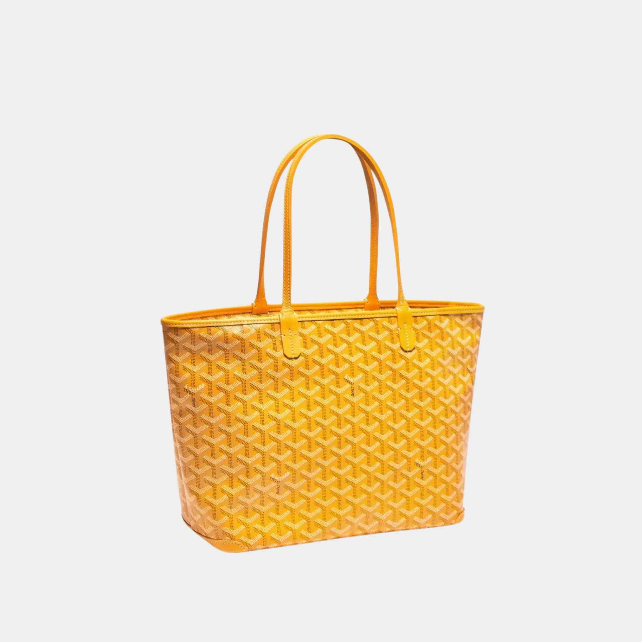 Goyard Artois PM Bag in Yellow, Side Front