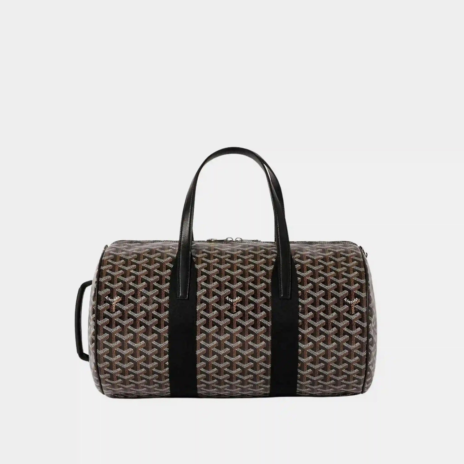 Goyard Barrel 40 Sports Bag, Black, Front