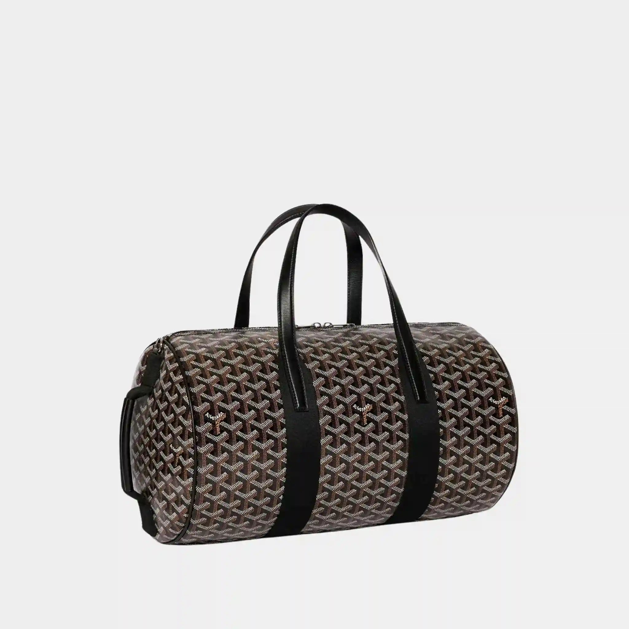 Goyard Barrel 40 Sports Bag, Black, Side