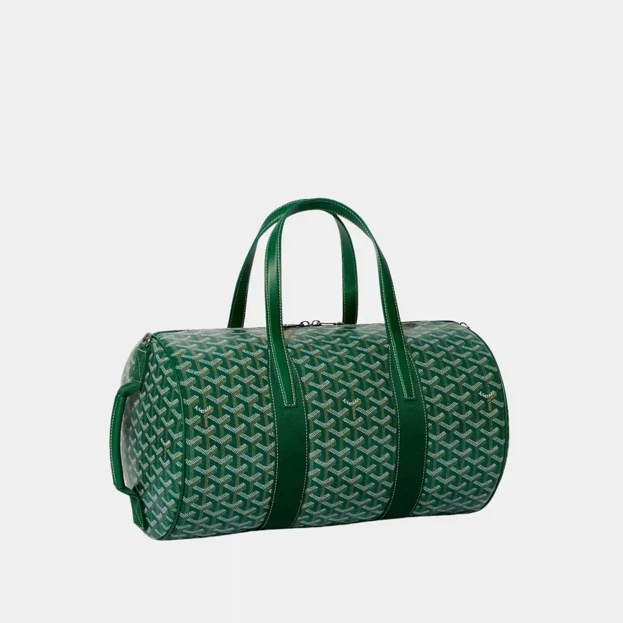 Goyard Barrel 40 Sports Bag, Green, Side