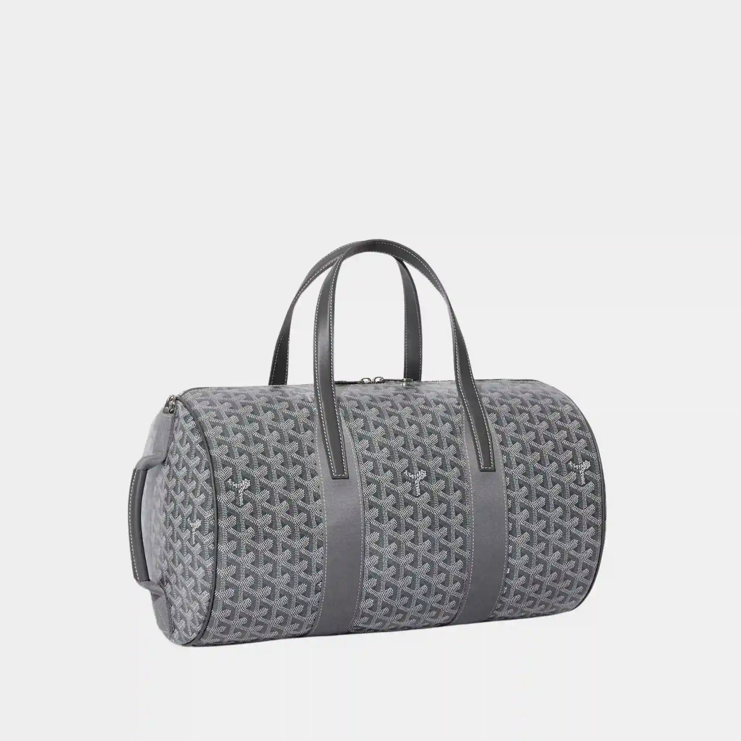 Goyard Barrel 40 Sports Bag, Grey, Side
