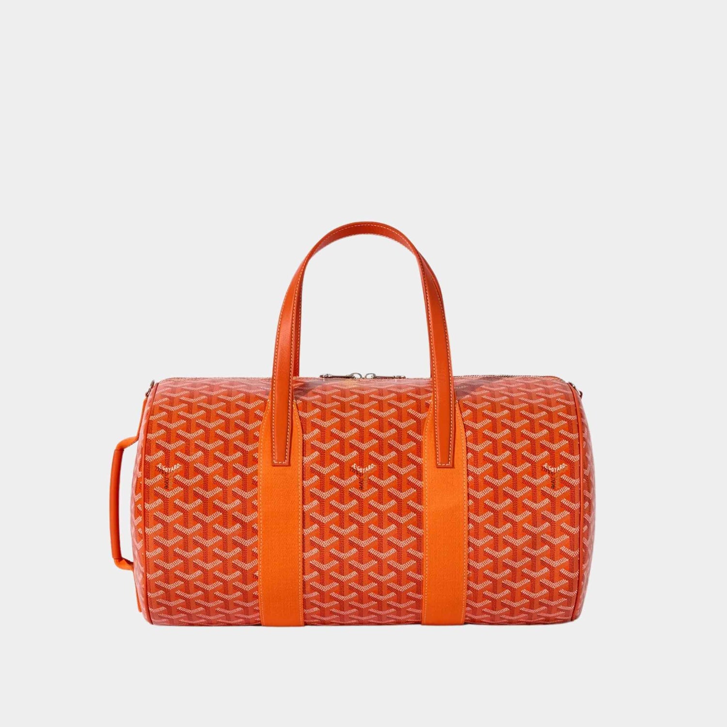 Goyard Barrel 40 Sports Bag, Orange, Front