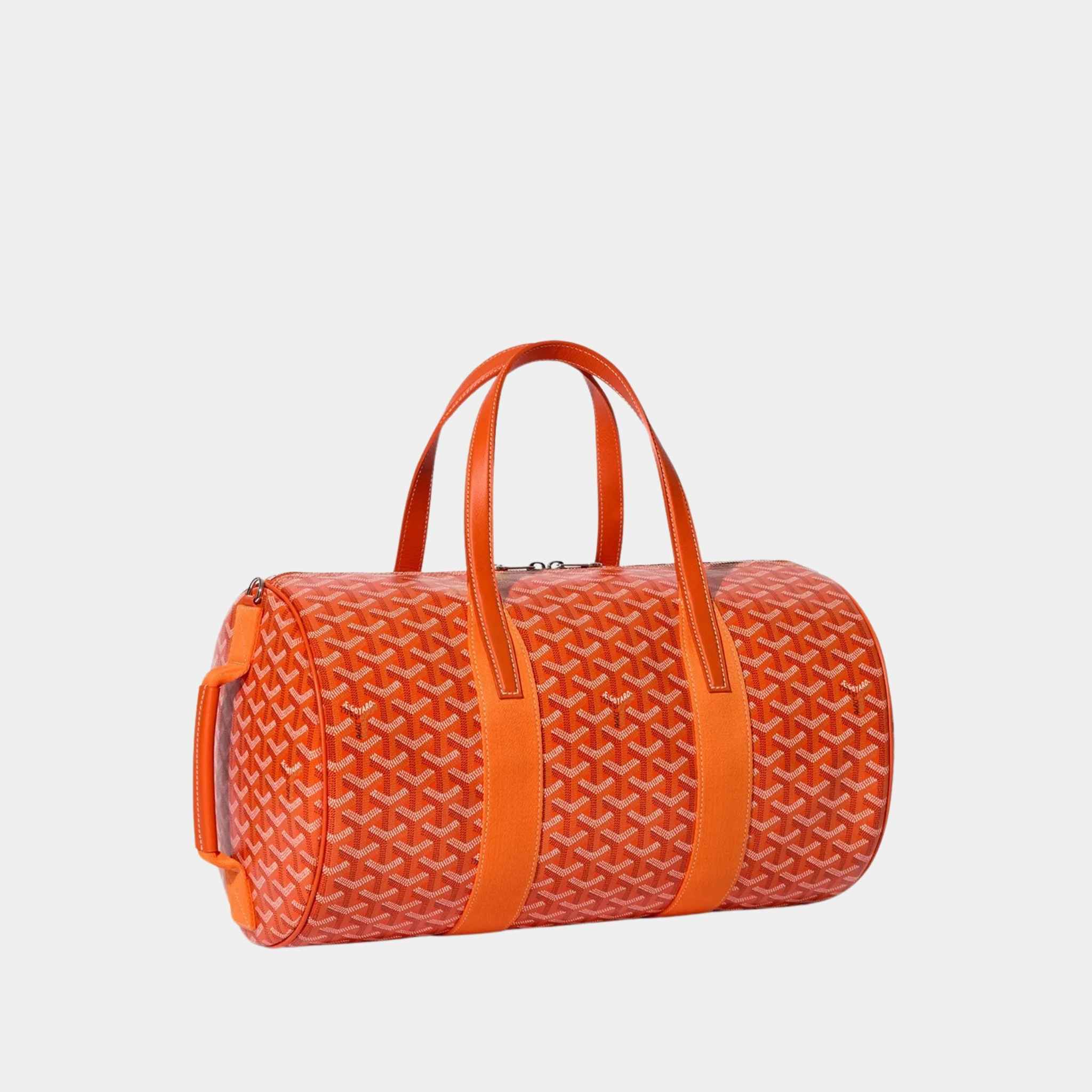 Goyard Barrel 40 Sports Bag, Orange, Side