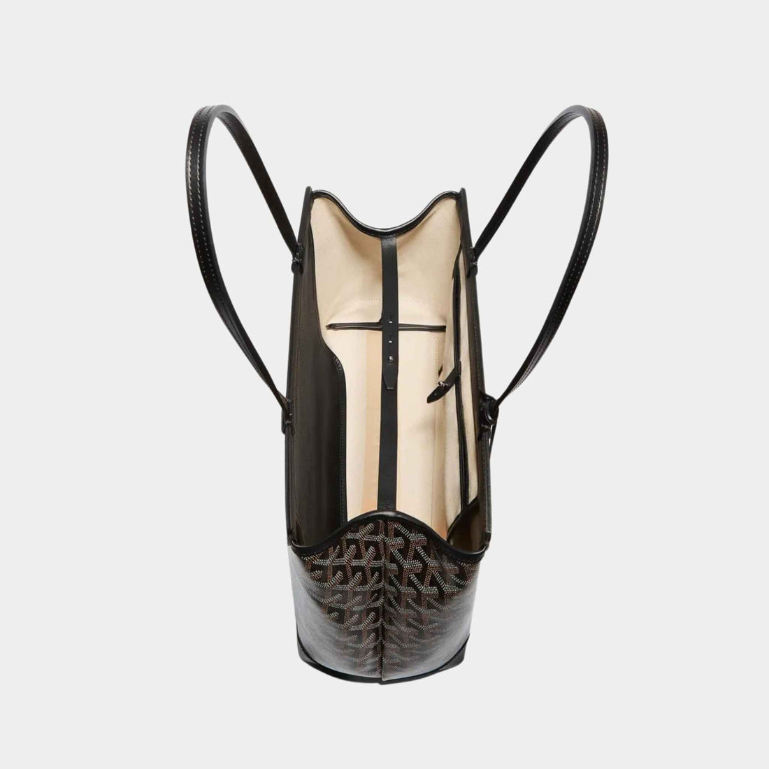 حقيبة Goyard Bellechasse Biaude PM، أسود، من الأعلى