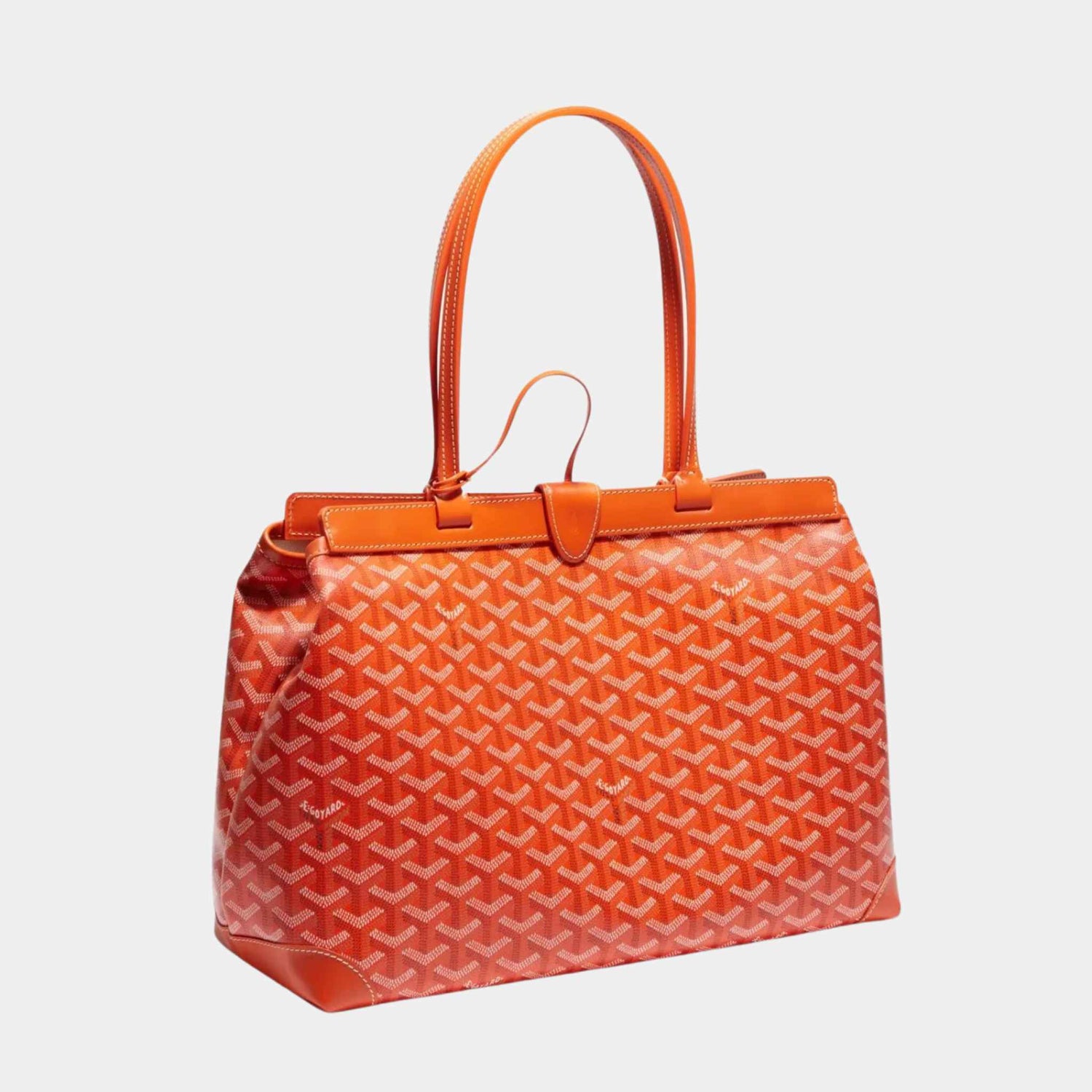 Goyard Bellechasse Biaude PM Bag, Orange, Front, Side