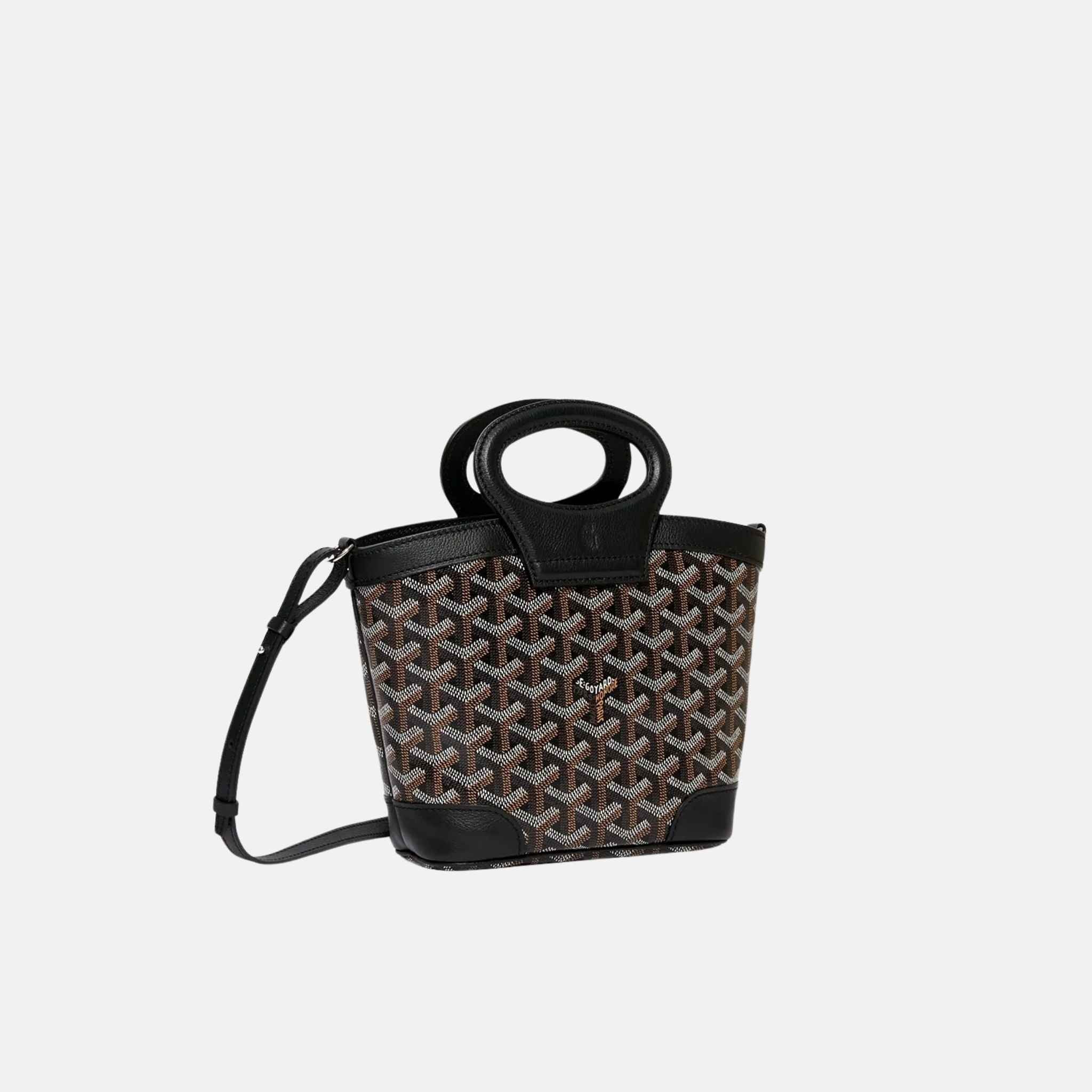 Goyard Beluga Mini Bag, Black, Front
