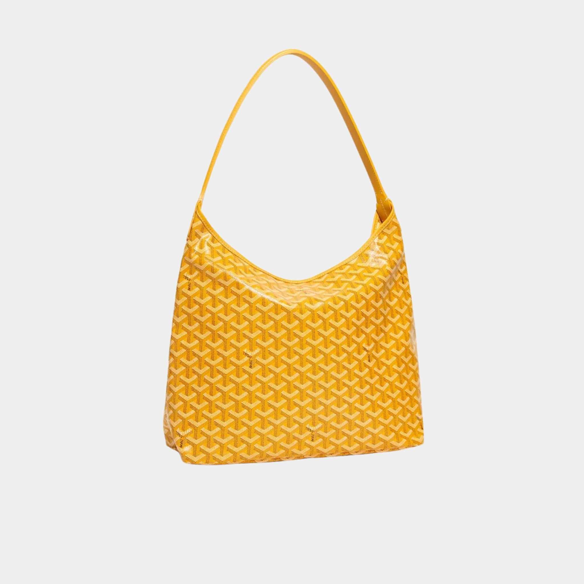 Goyard Boheme Hobo Bag, Yellow, Front View