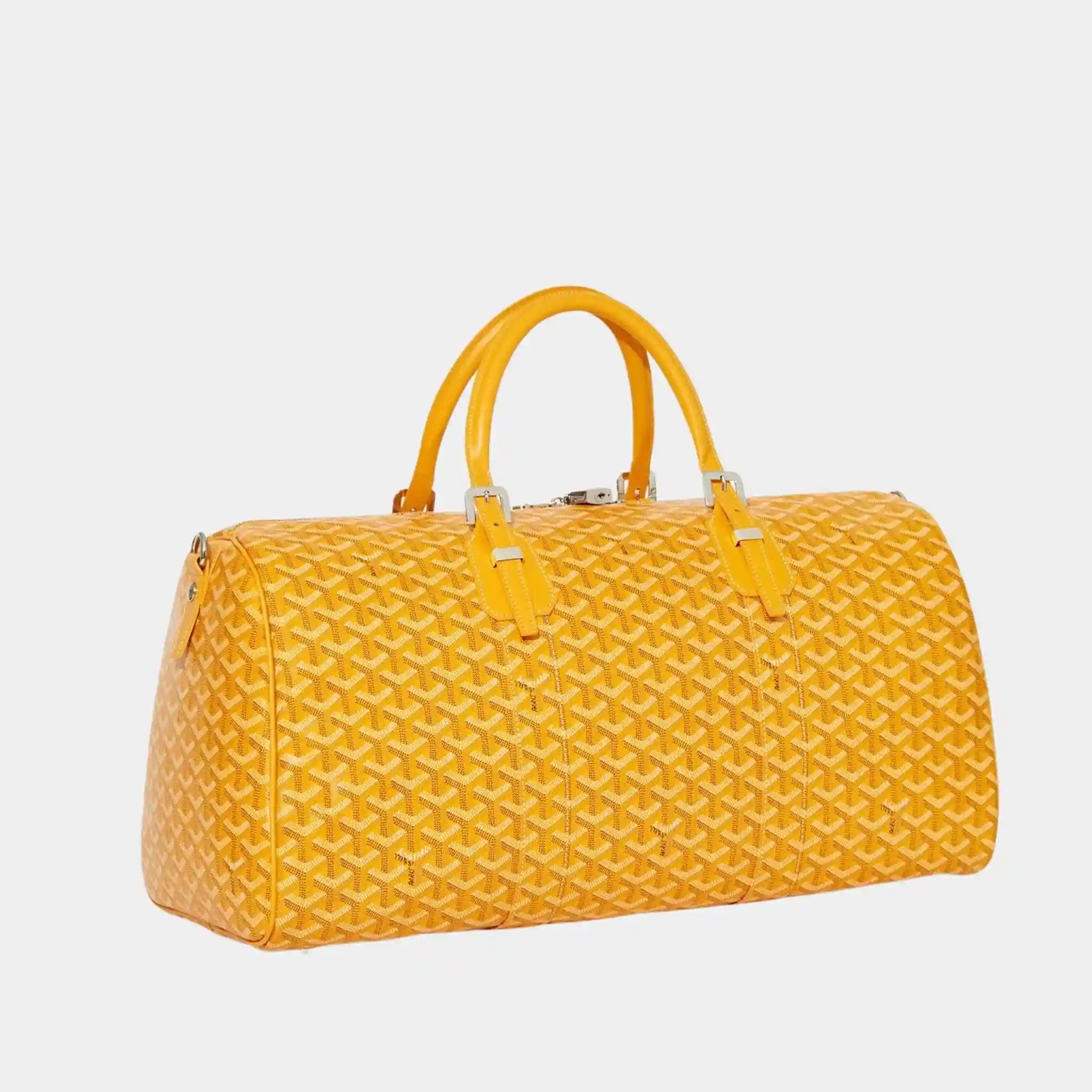 Goyard Boston 50 Bag, Yellow
