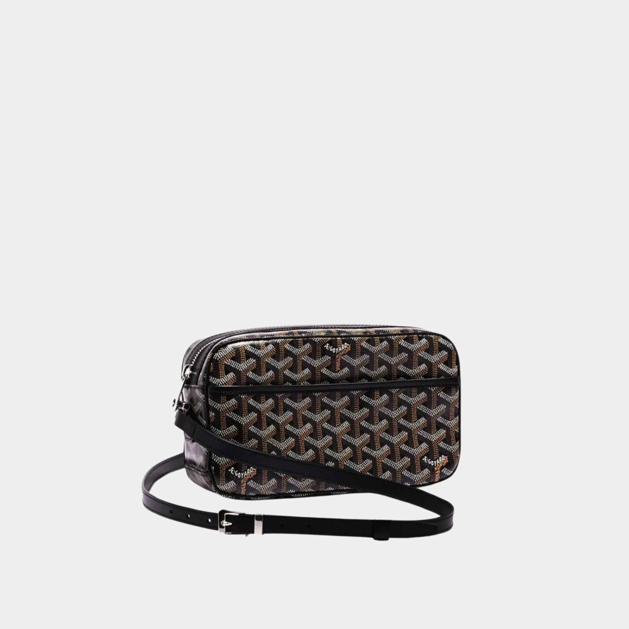 Goyard Cap-Vert PM Bag, Black, Front View