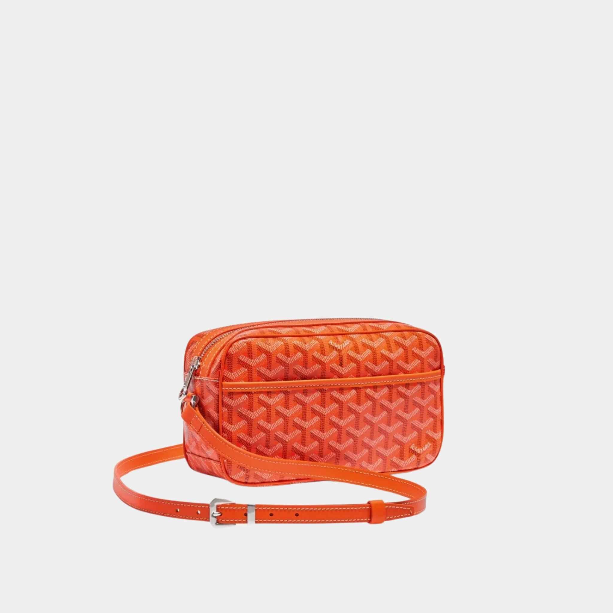 Goyard Cap-Vert PM Bag, Orange, Front View