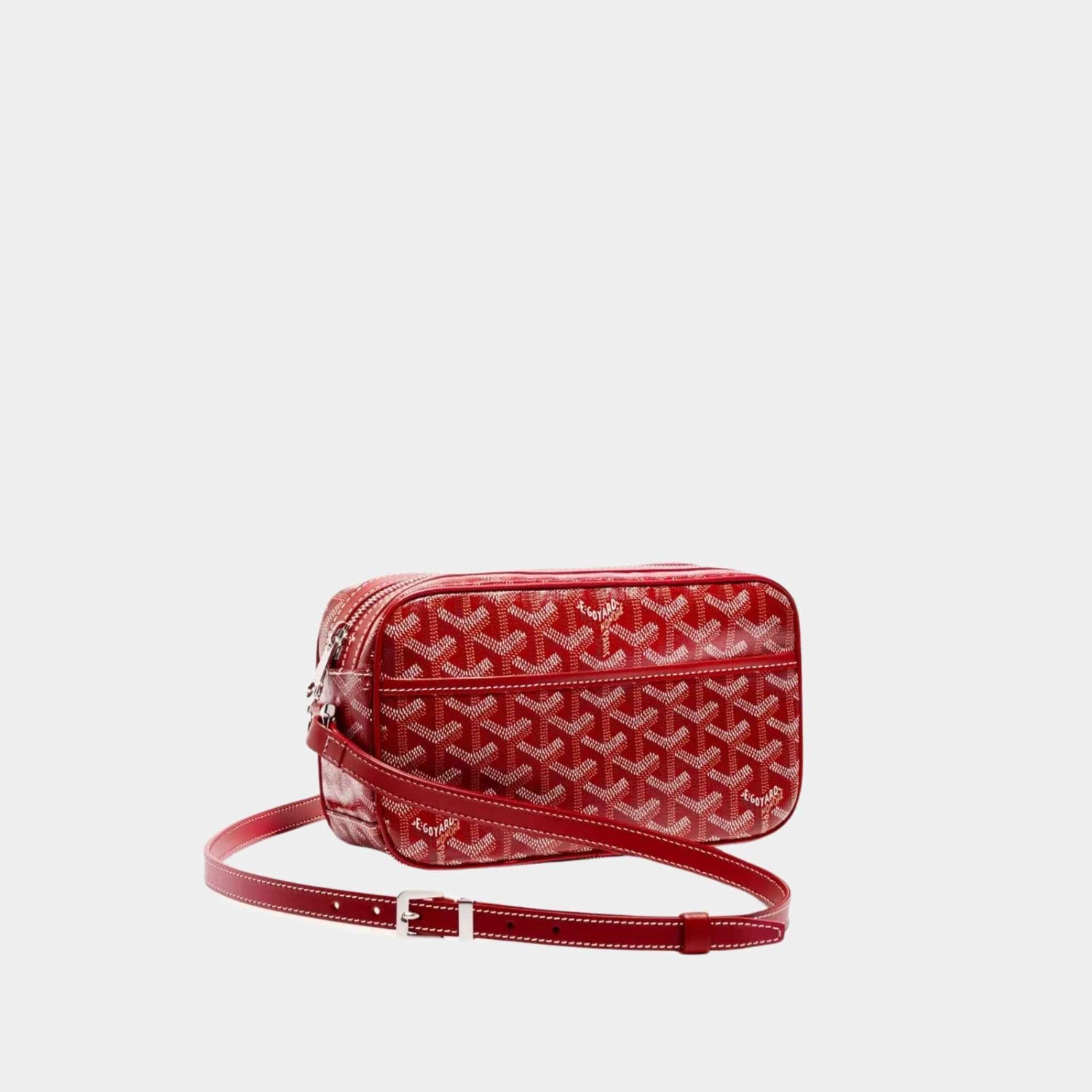 Goyard Cap-Vert PM Bag, Red, Front View