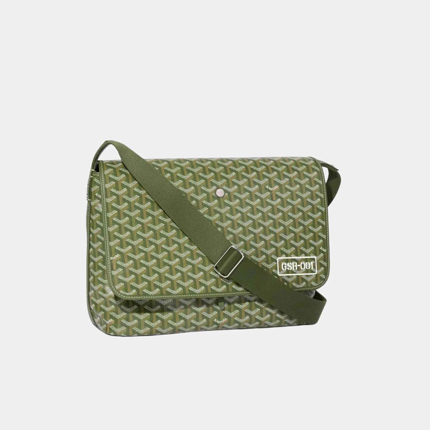 Goyard Capetien MM Messenger Bag Kaki, Front