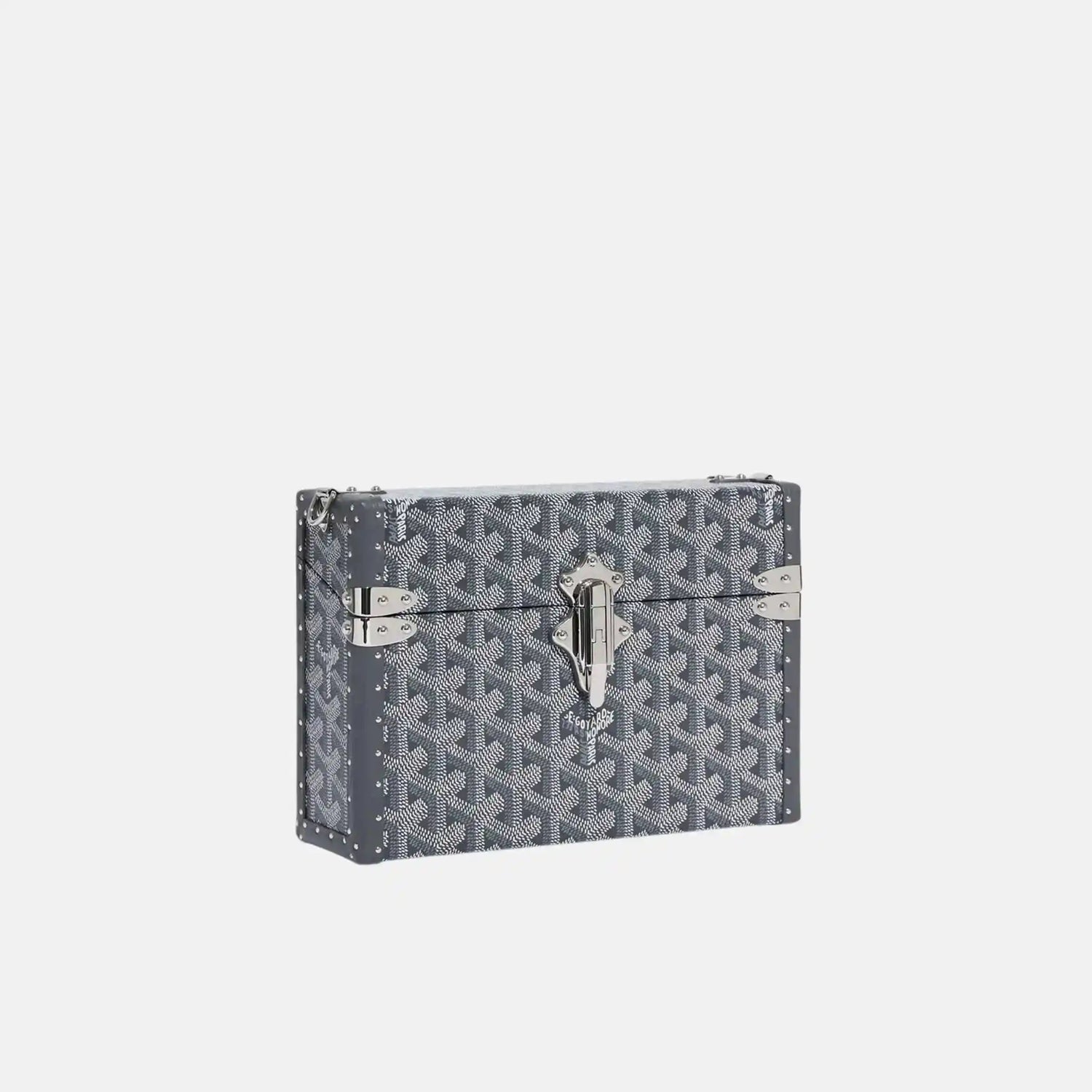 Goyard Cassette Trunk Bag, Grey