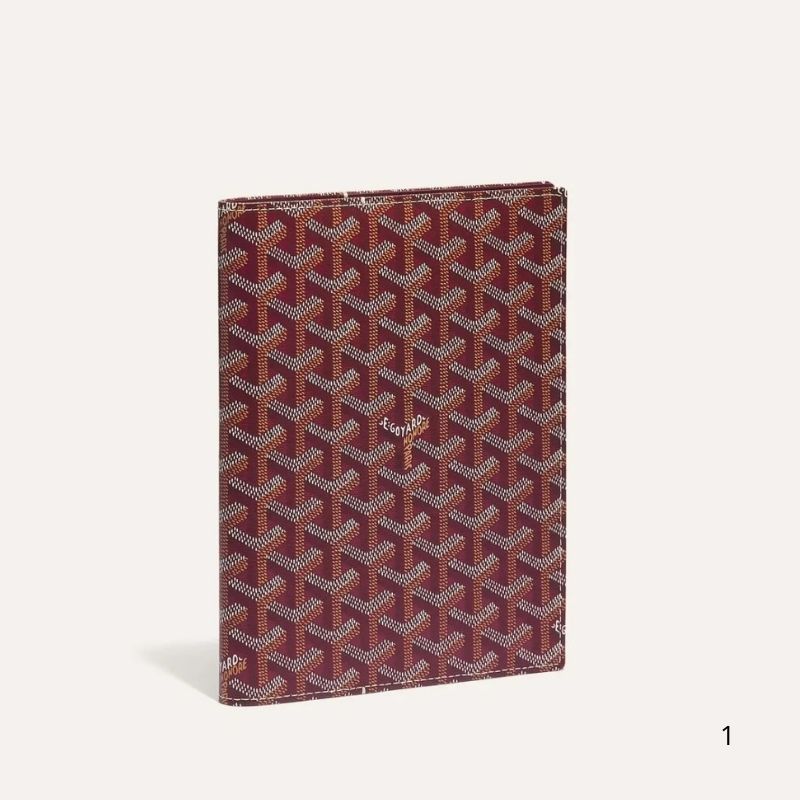 Goyard Castiglione Document Cover, Burgundy Color