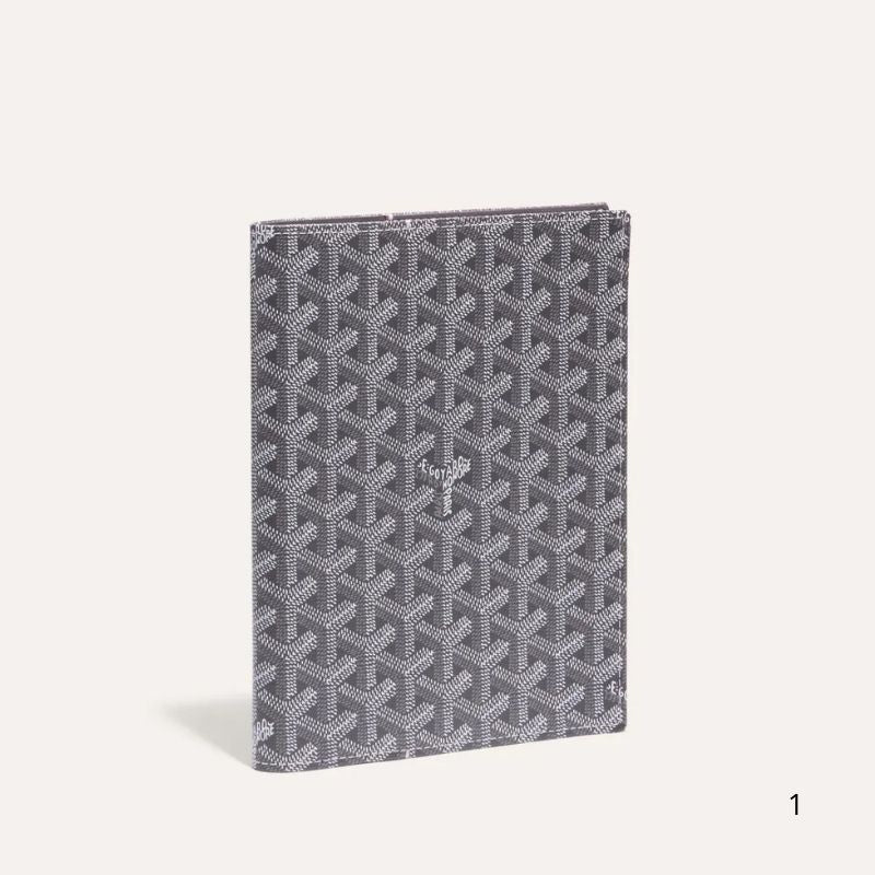 Goyard Castiglione Document Cover, Grey Color