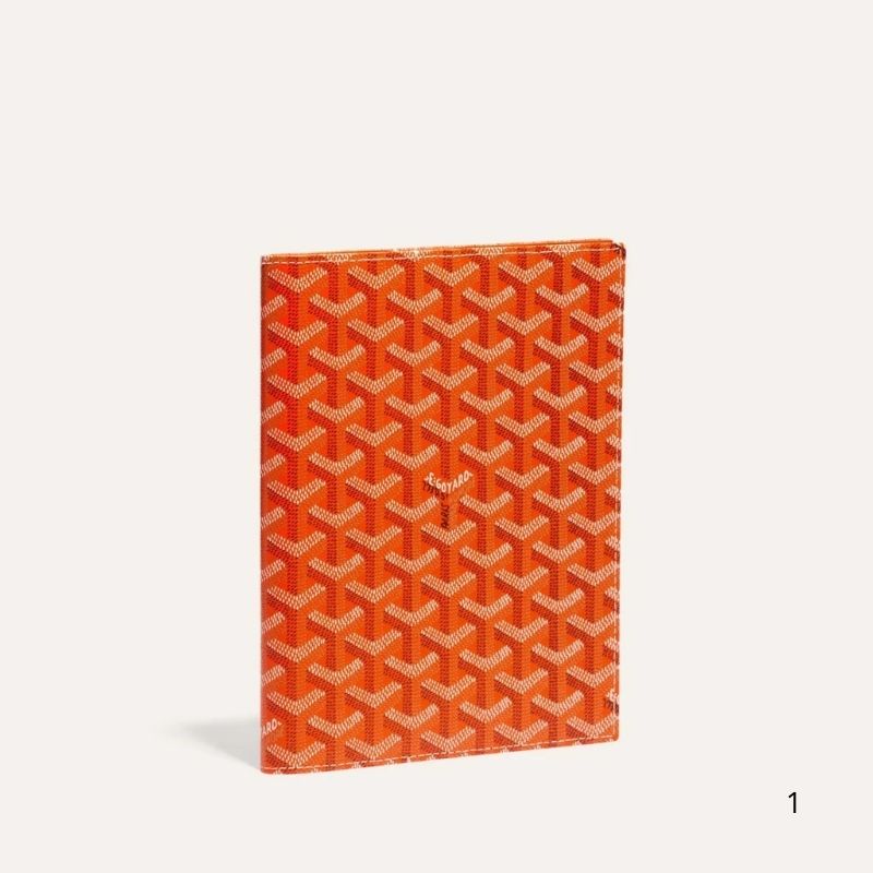 Goyard Castiglione Document Cover, Orange Color