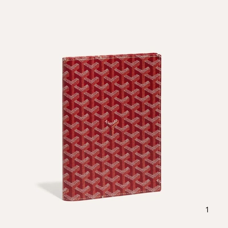 Goyard Castiglione Document Cover, Red Color