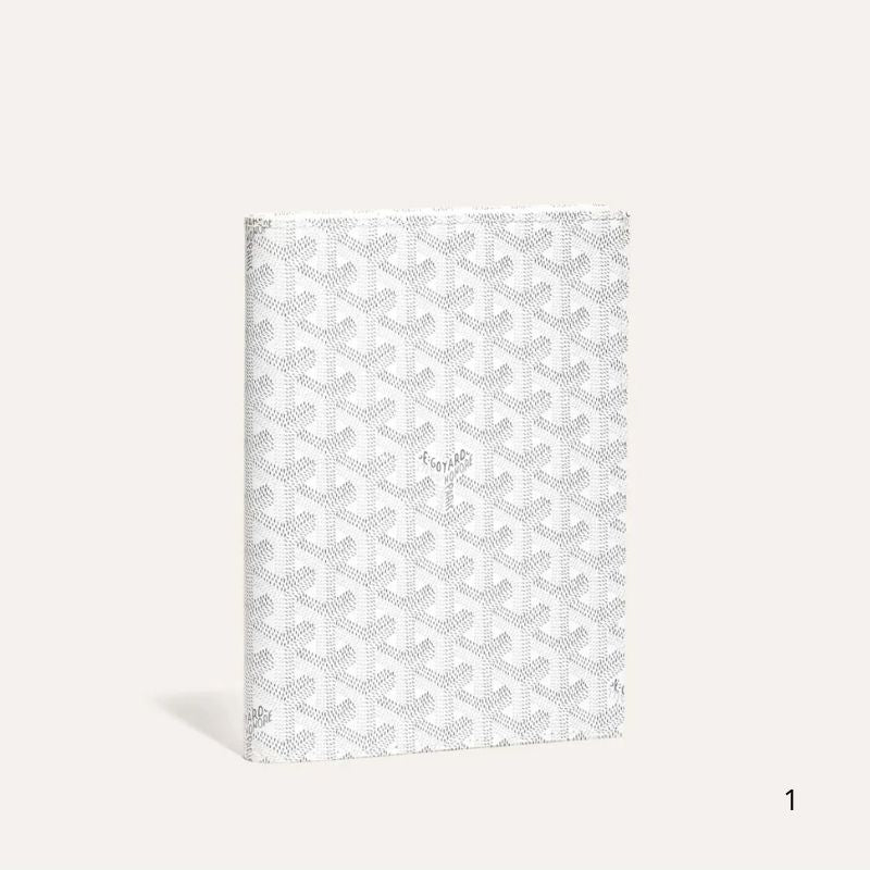 Goyard Castiglione Document Cover, White Color