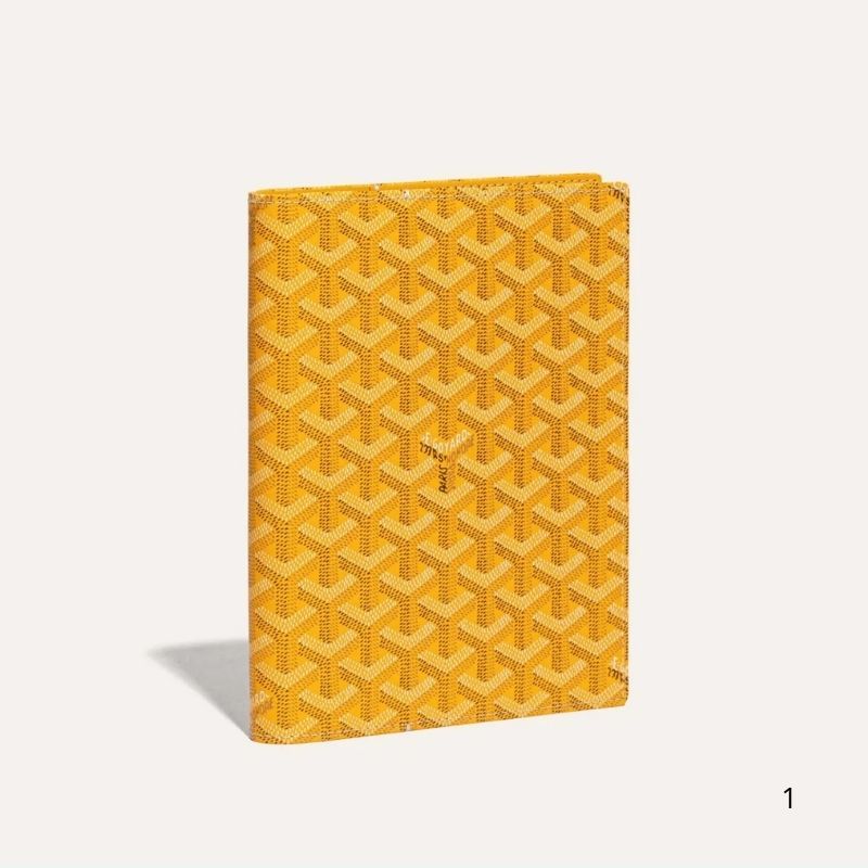 Goyard Castiglione Document Cover, Yellow Color