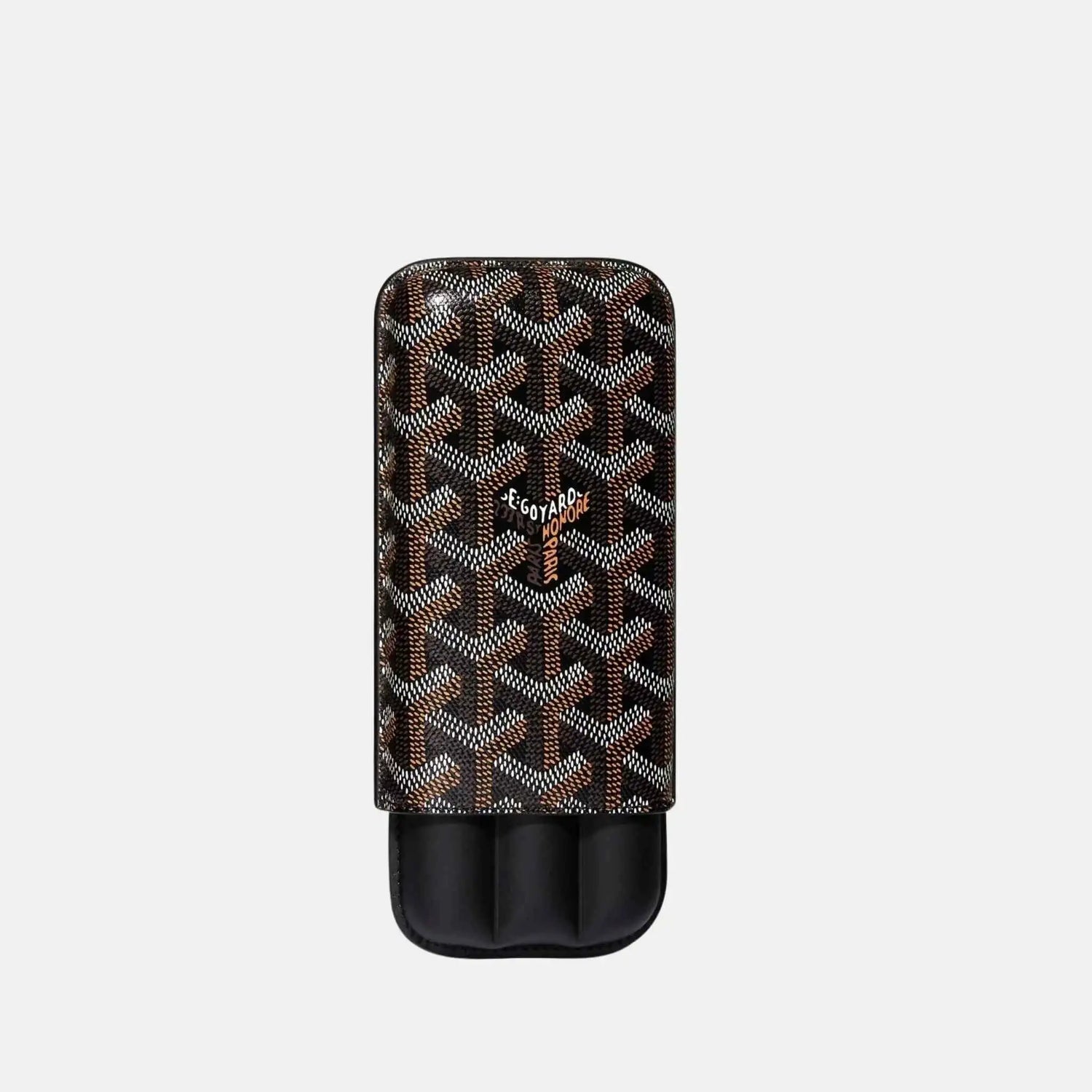 Goyard Churchill 3 Cigar Case, Black