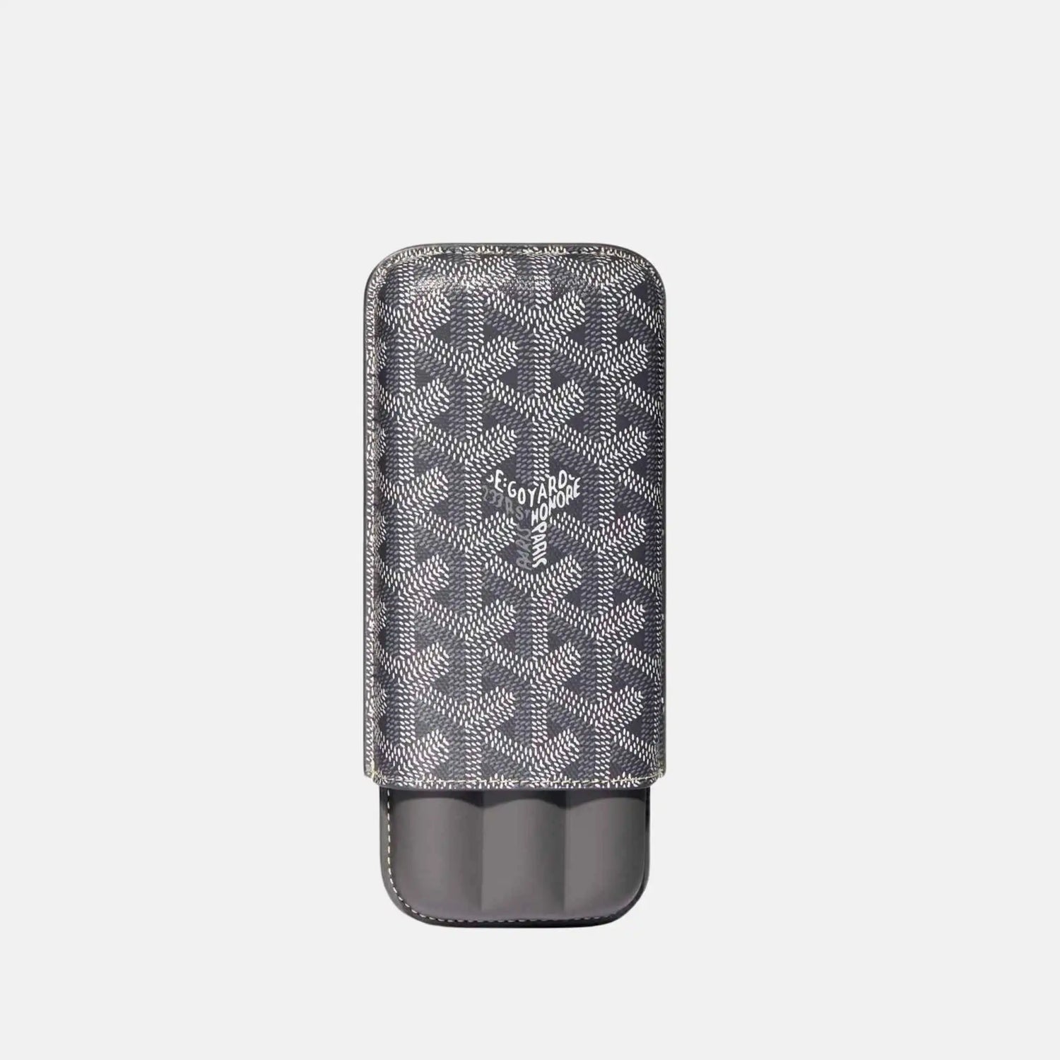Goyard Churchill 3 Cigar Case, Grey