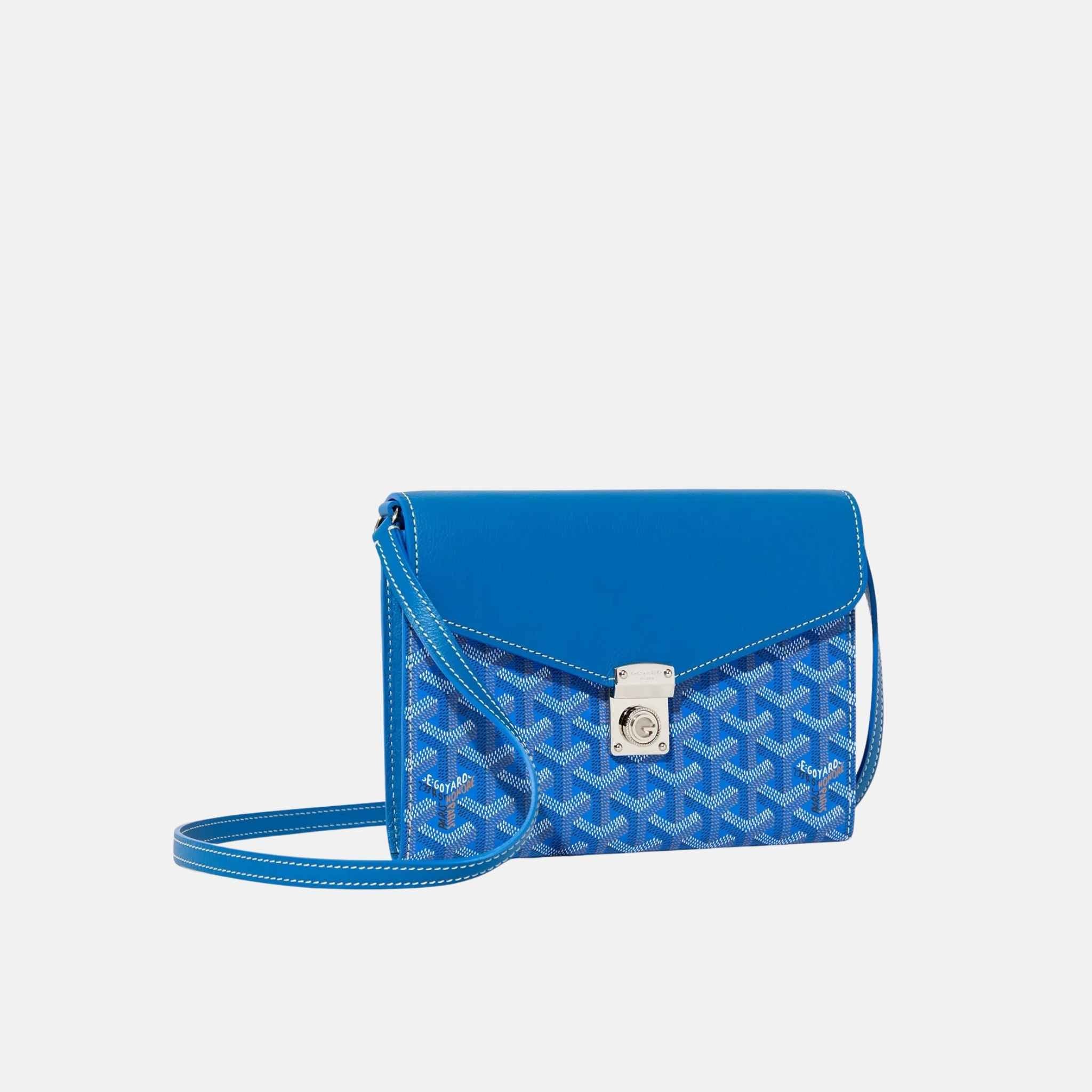 Goyard Chypre Wallet Pouch, Sky Blue