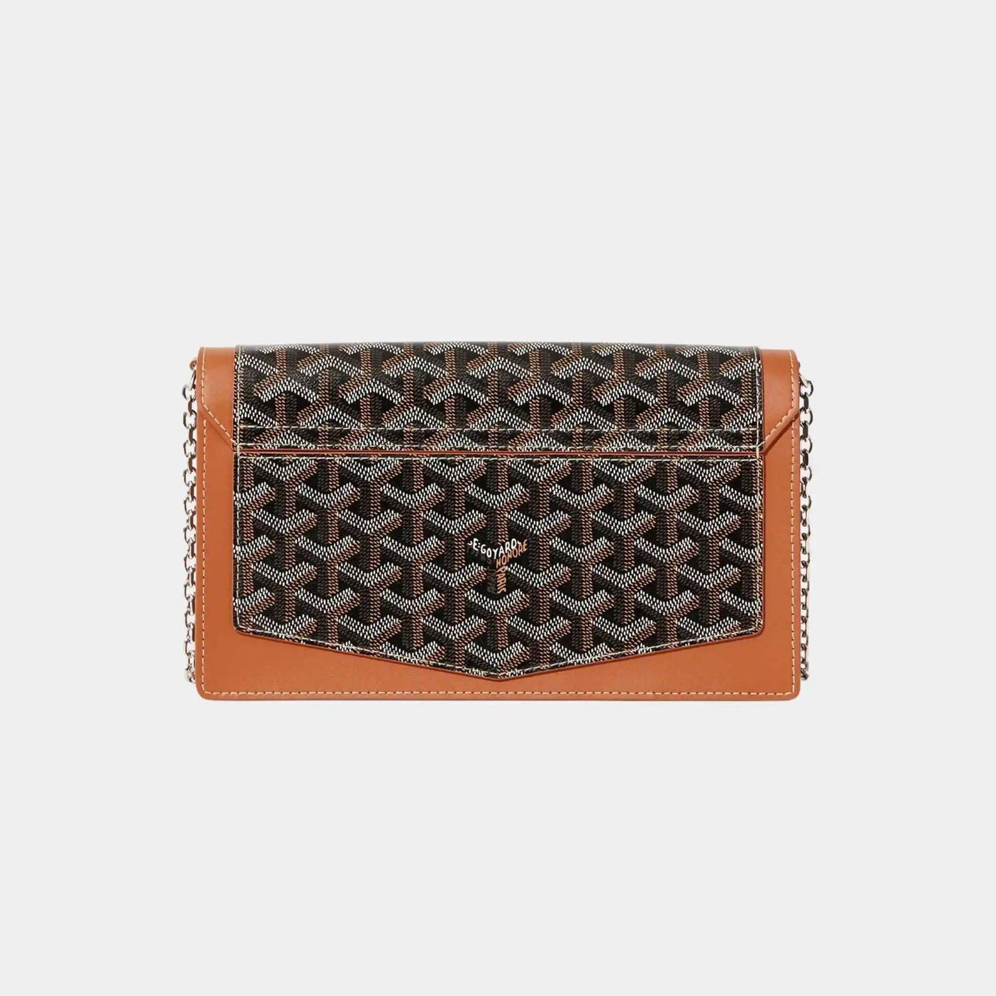 Goyard Duchesse Marie Caroline Bag, Black and Tan, Back