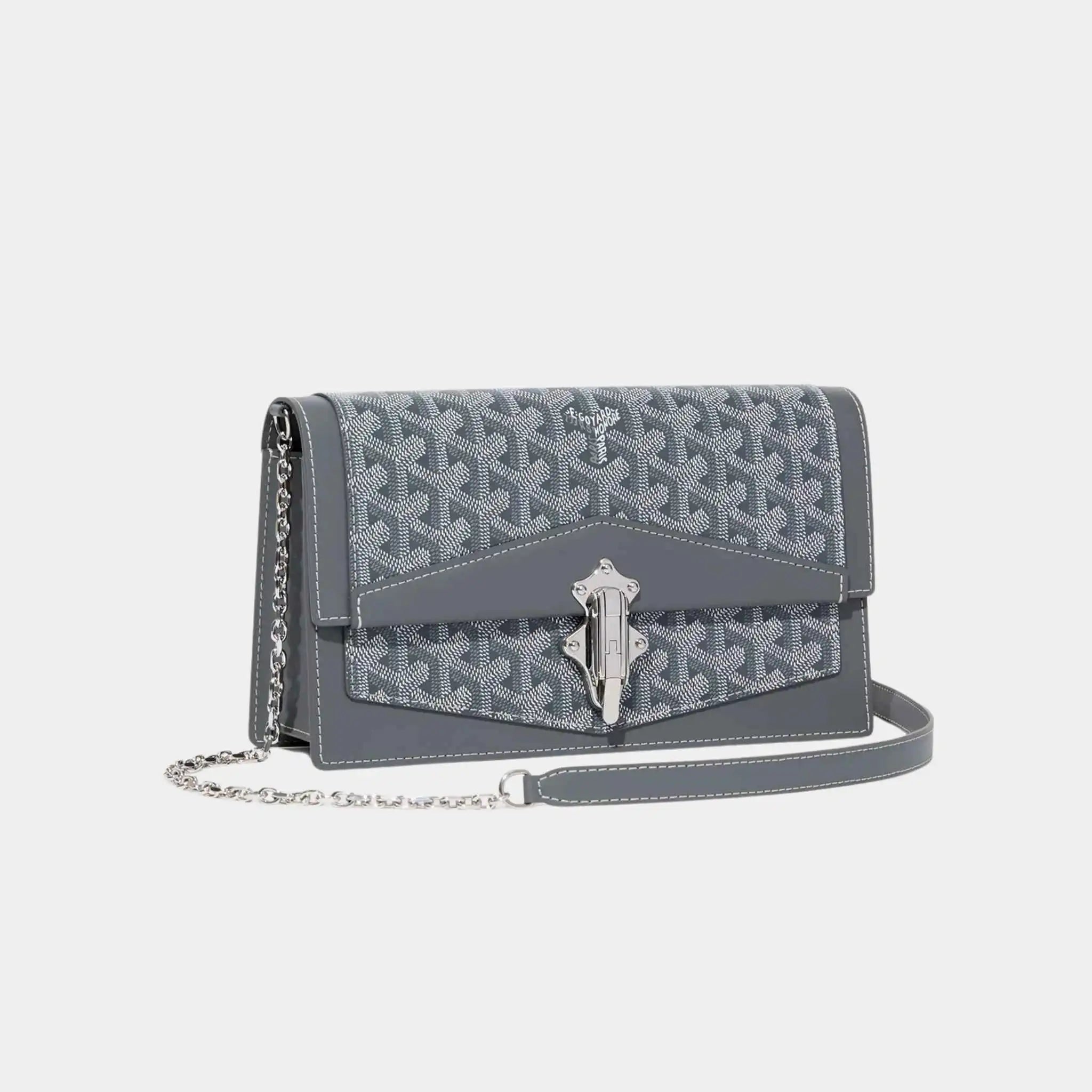 Goyard Duchesse Marie Caroline Bag, Grey, Front
