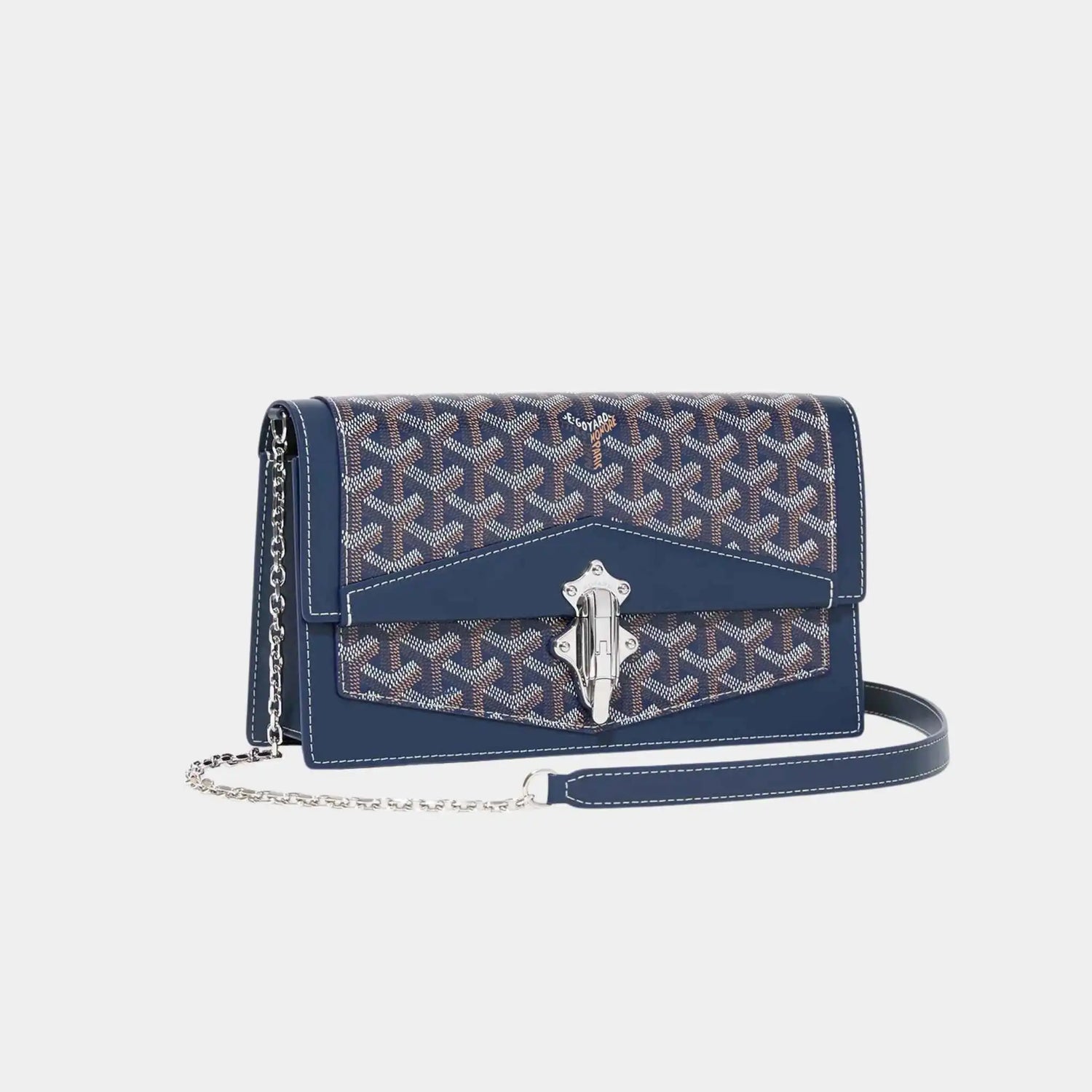 Goyard Duchesse Marie Caroline Bag, Navy Blue, Front