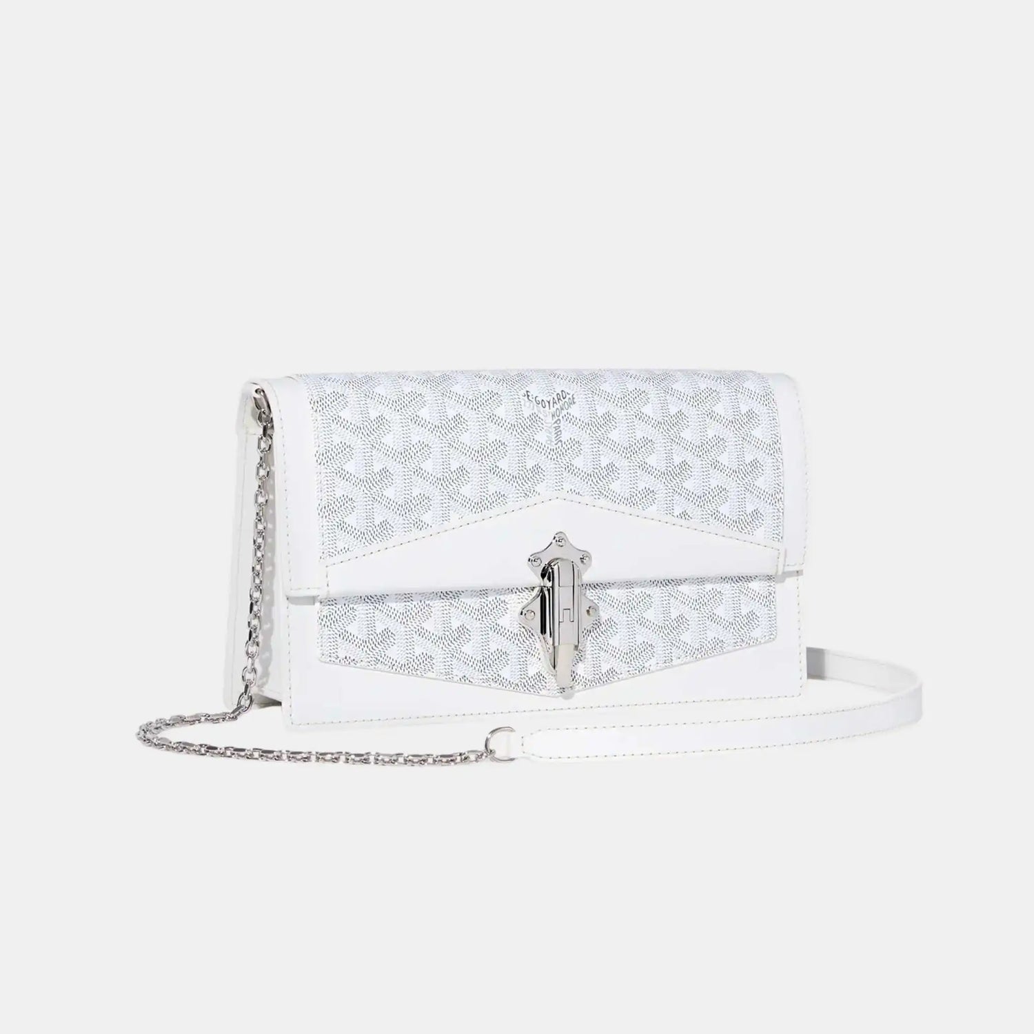 Goyard Duchesse Marie Caroline Bag, White, Front