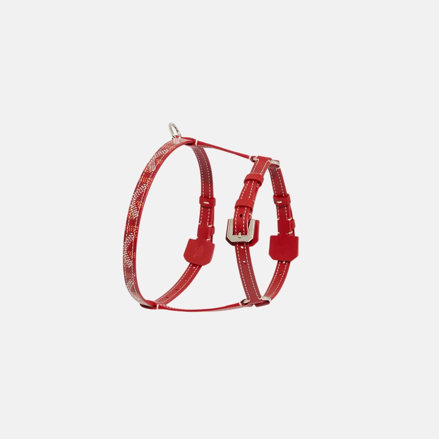 Goyard Edmond Mini Luxury Pet Harness, Red, Front